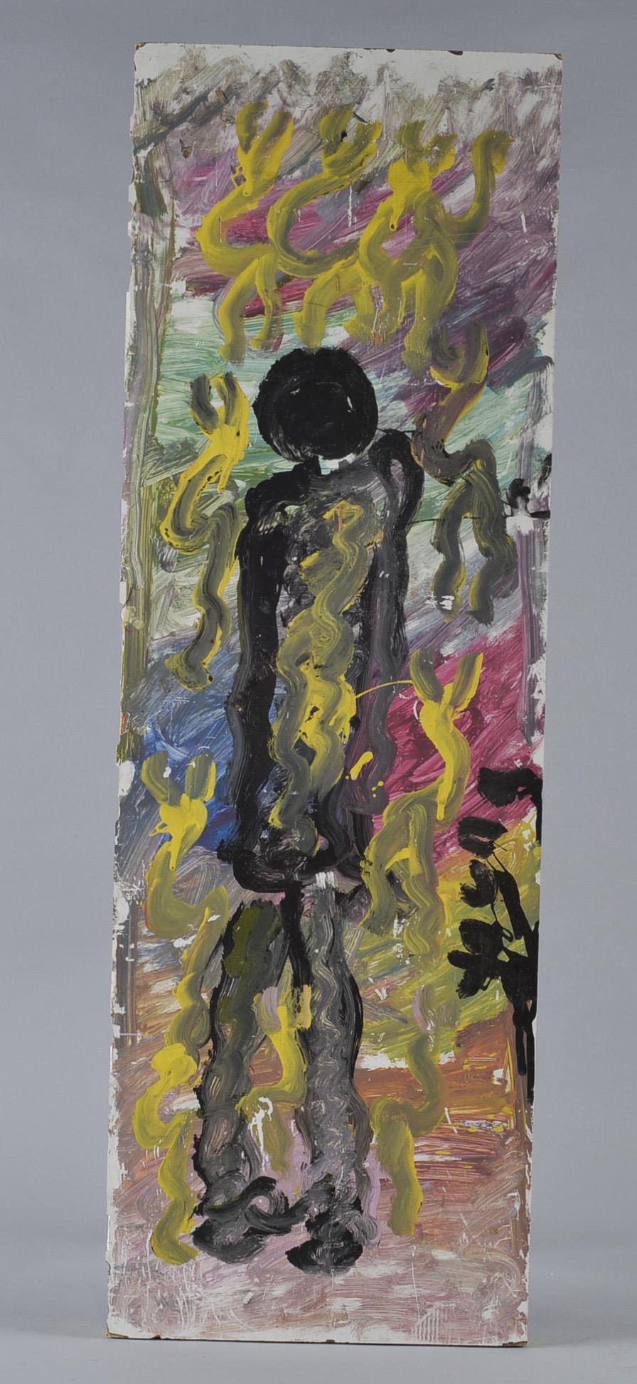 Purvis Young Painting on wood (1 of 4)