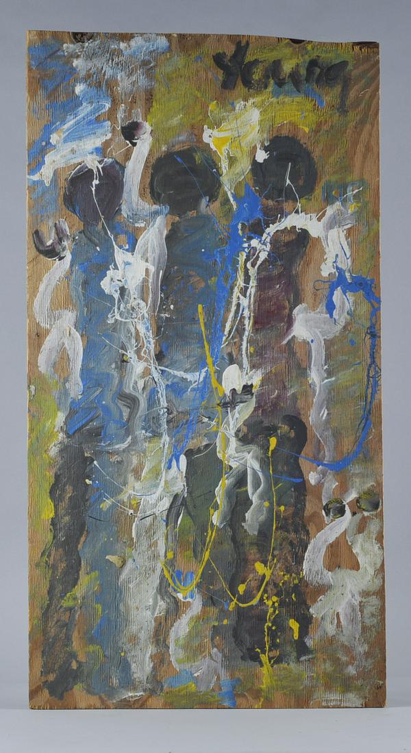 Purvis Young Painting on Plywood (1 of 5)