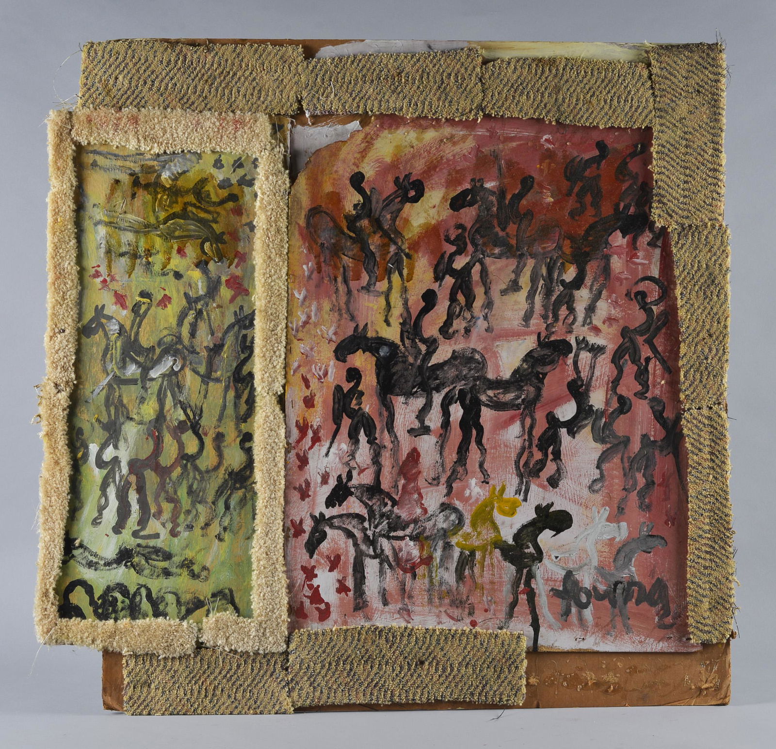 Purvis Young Painting on wood (1 of 6)