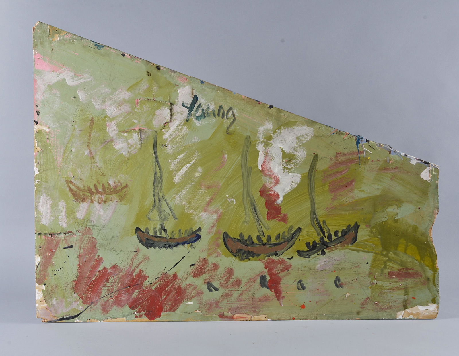 Purvis Young Sail Boats and Sharks (1 of 5)