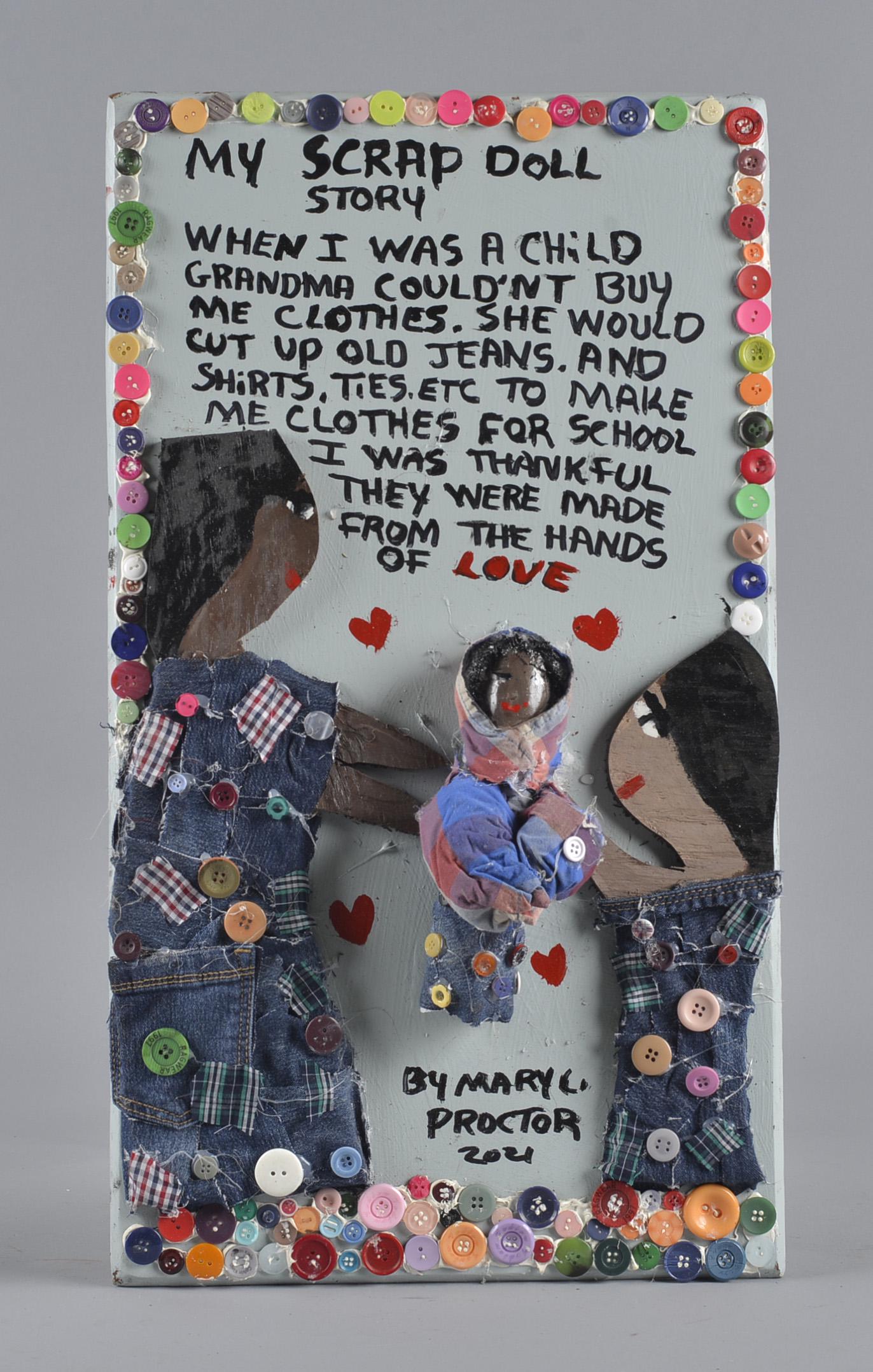 Mary Proctor Painting Collage My Scrap Doll (1 of 4)