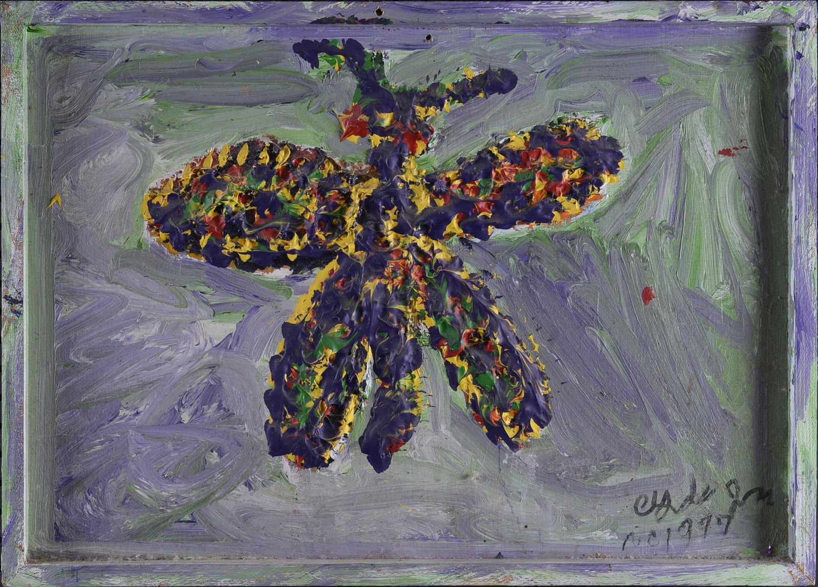 Cyde Jones Painting Butterfly (1 of 5)