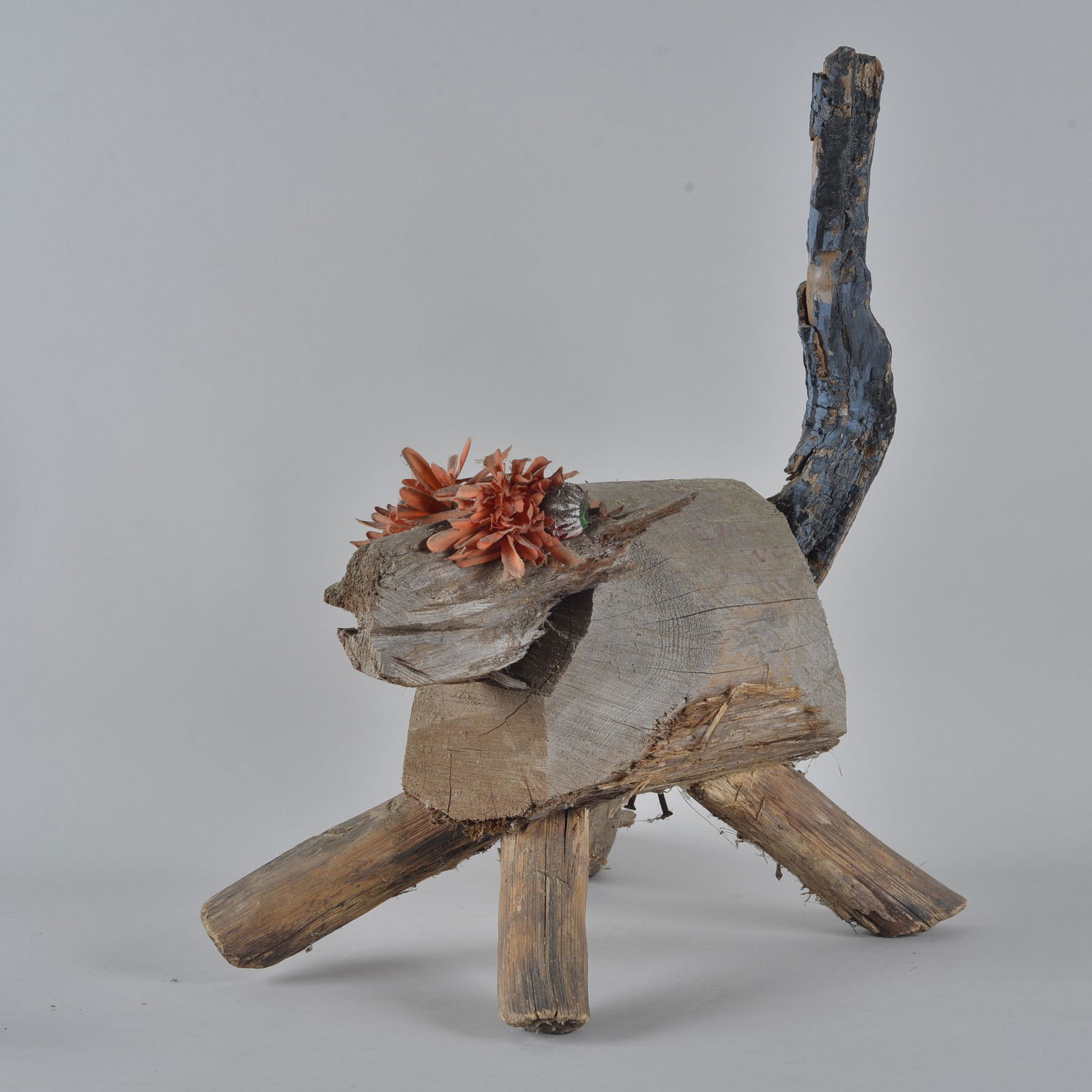 Clyde Jones Wooden Dog (1 of 5)