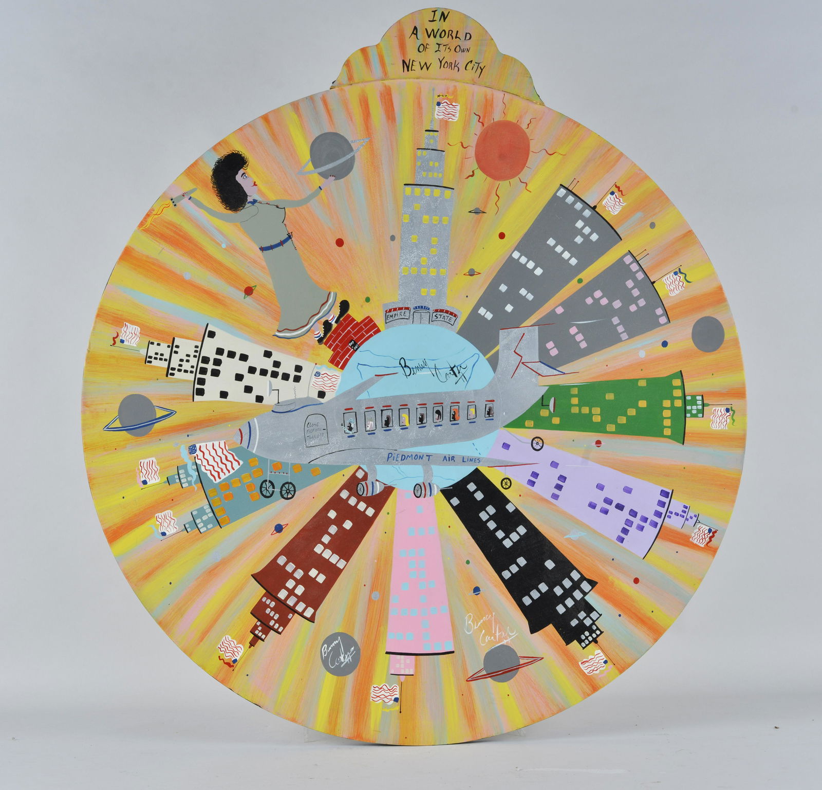 Benny Carter painting Piedmont Airlines (1 of 7)