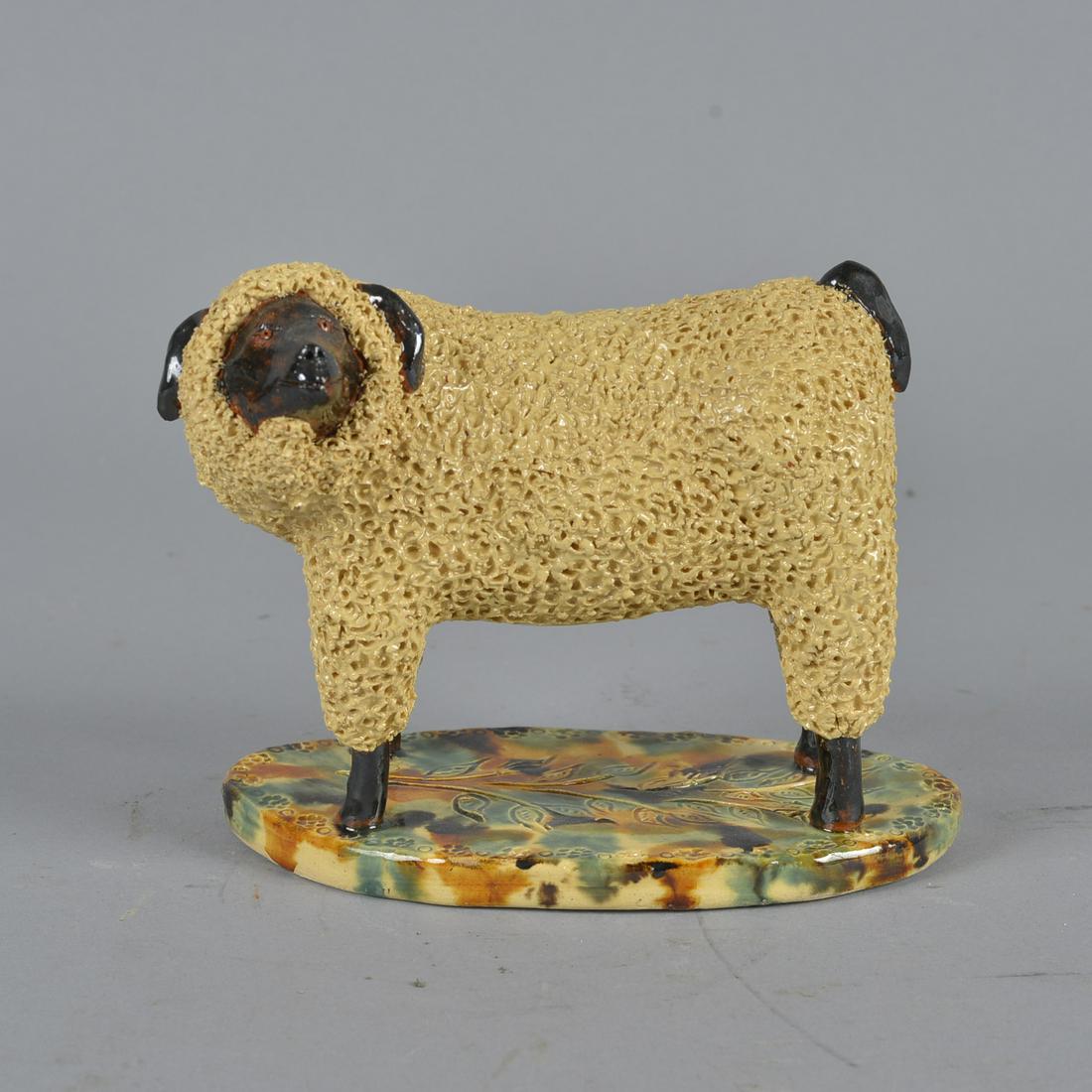 Billy Ray Hussey Pottery Sheep Figural (1 of 4)