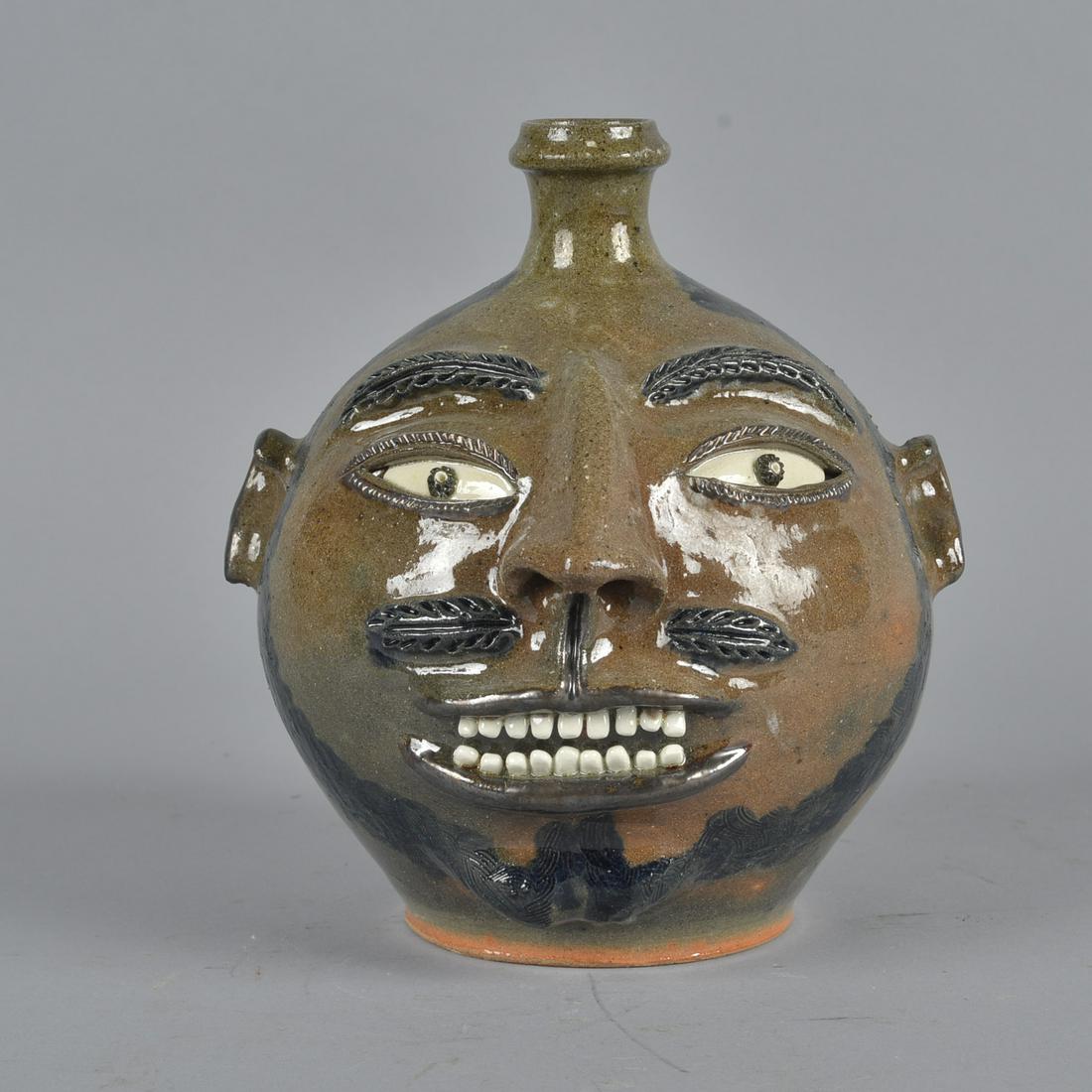 Billy Ray Hussey Face Jug (1 of 4)