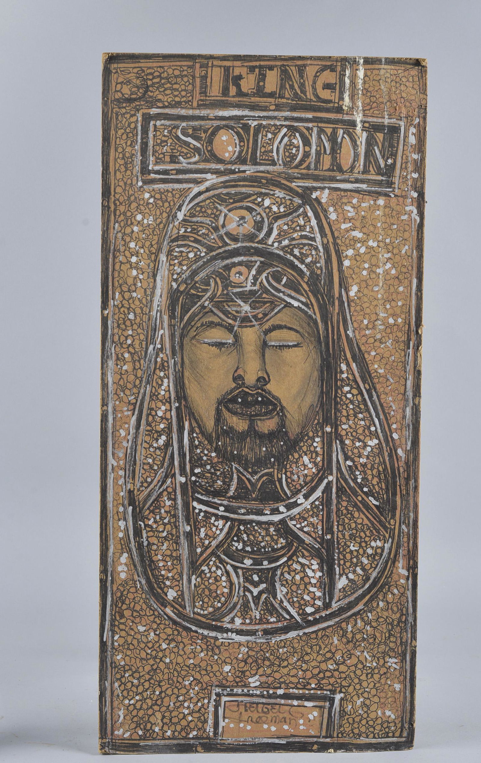 Herbert Freeman Pen on Cardboard (1 of 6)