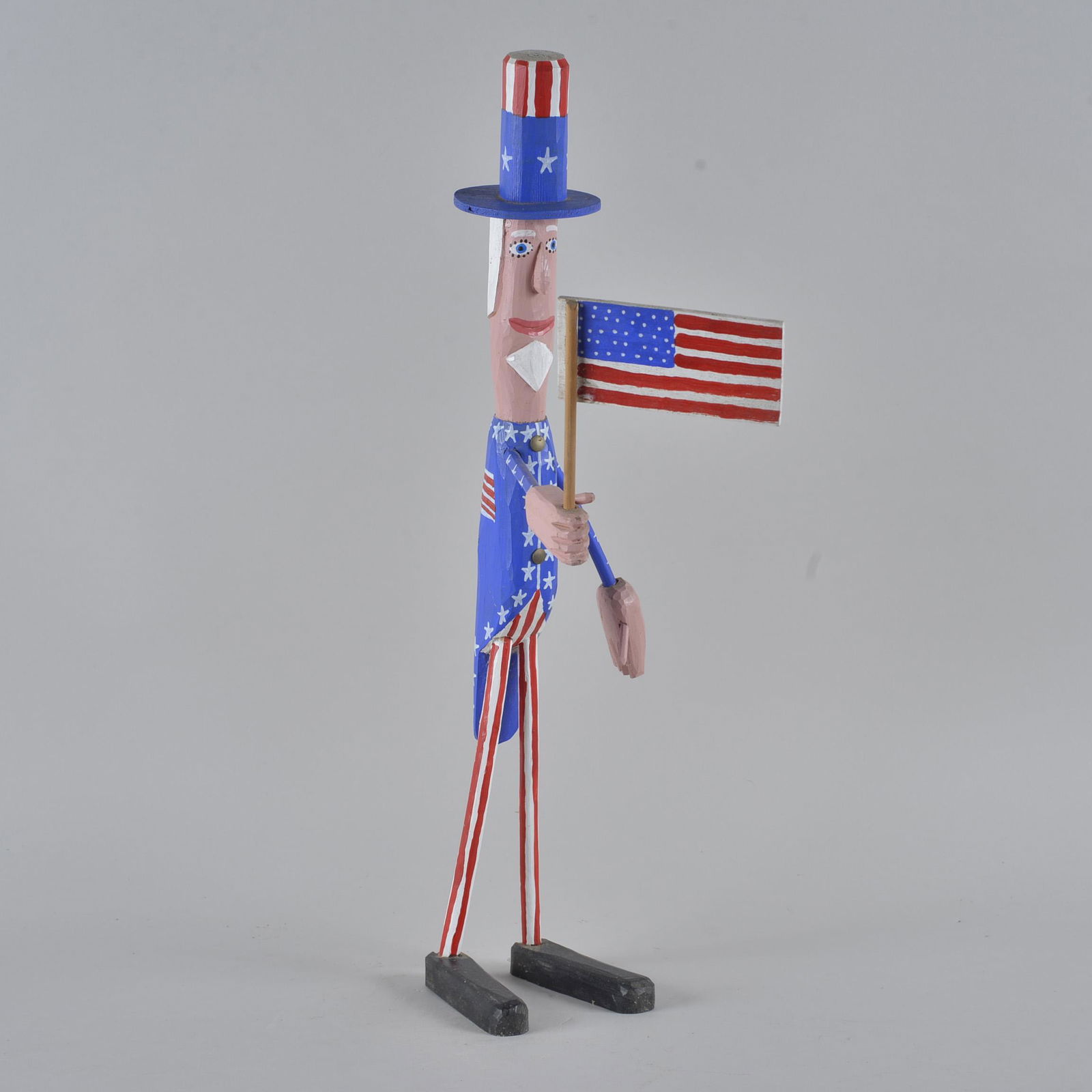 Harry Jennings folk art Uncle Same (1 of 3)