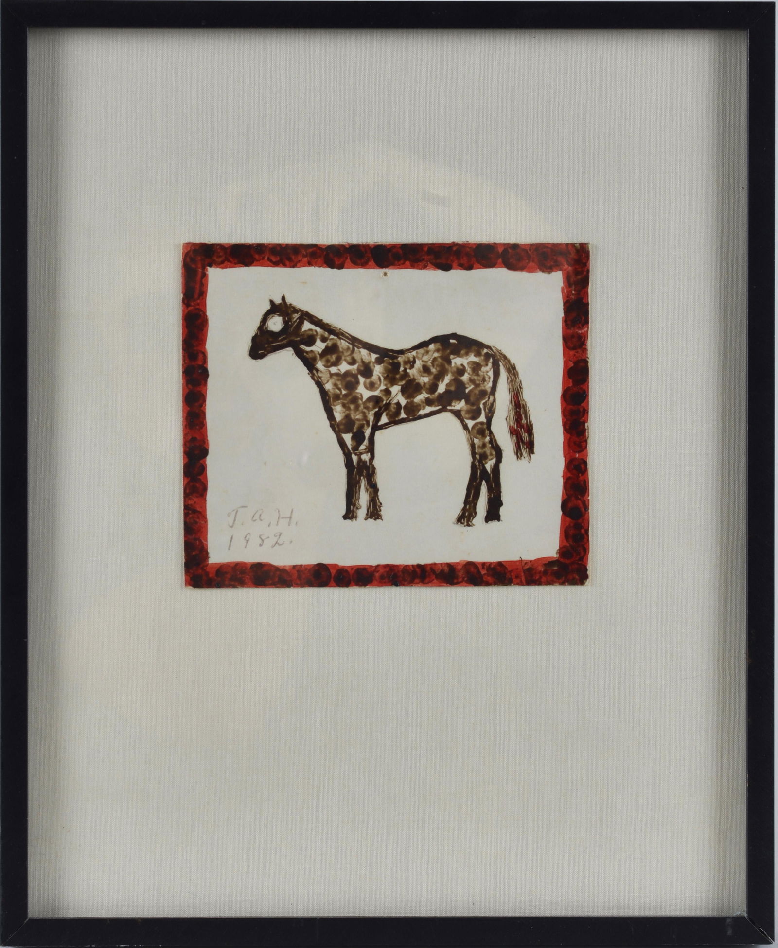 Thomas Andrew Hay Folk Art Painting TAH (1 of 4)