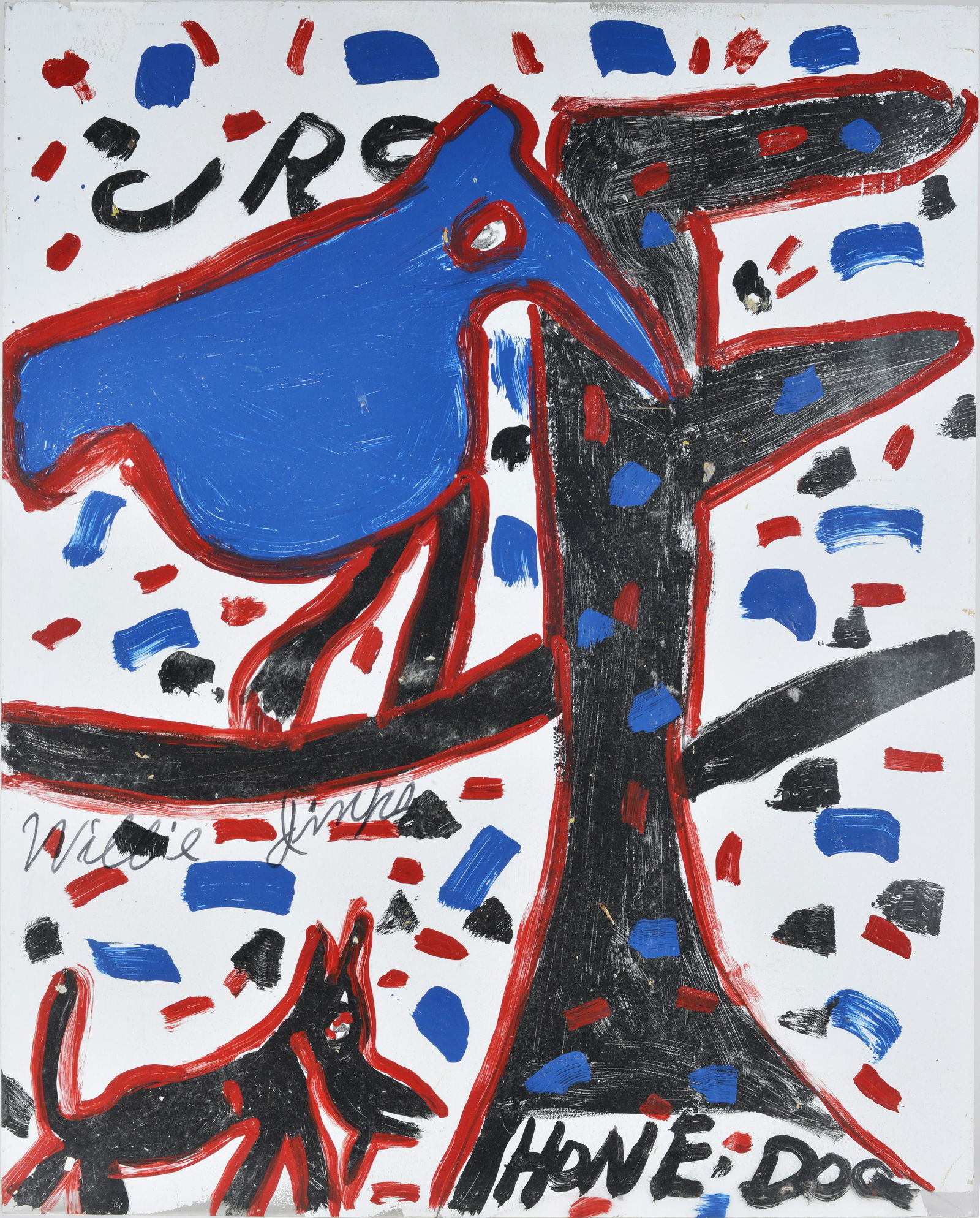 Willie Jinks Folk art Painting (1 of 4)