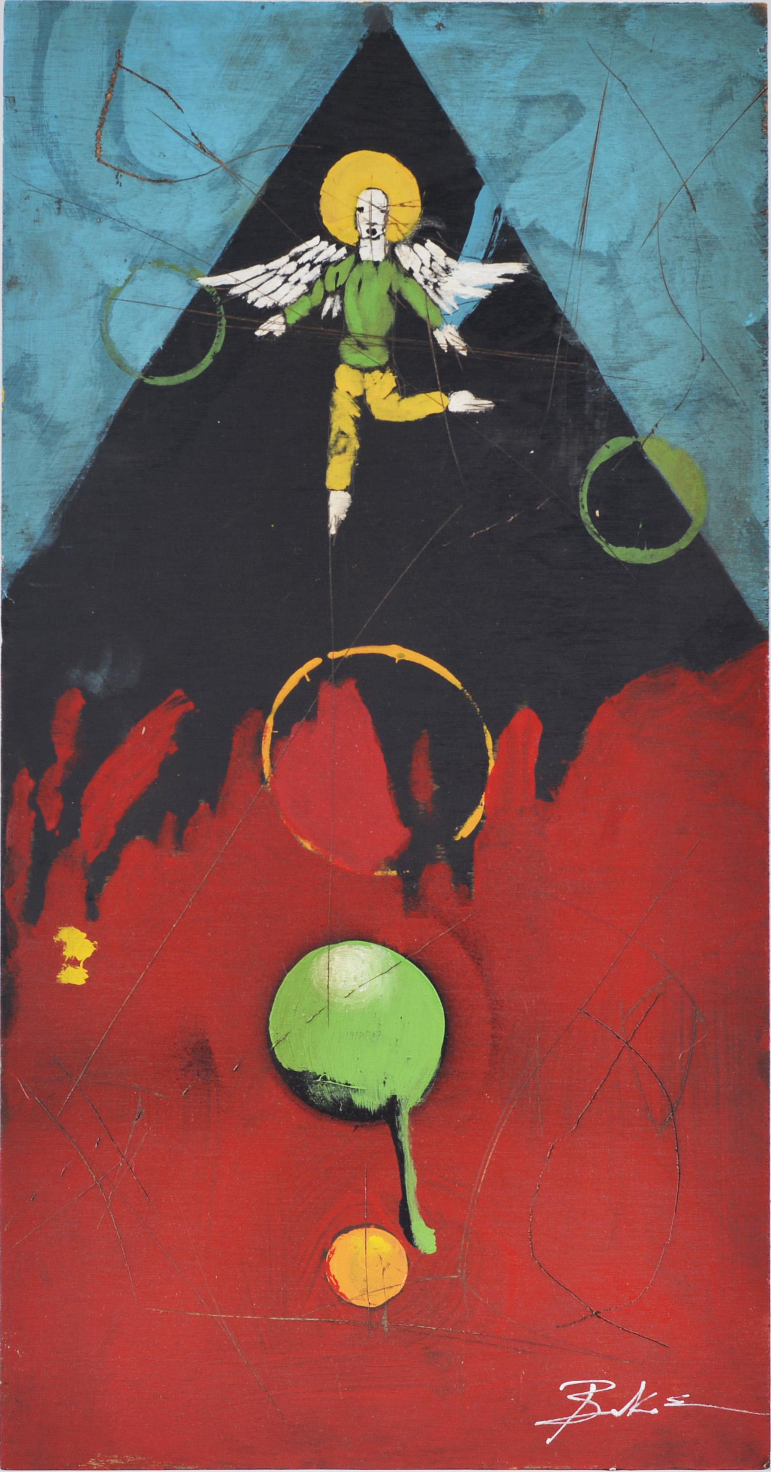 Michael Banks Painting on Board (1 of 4)