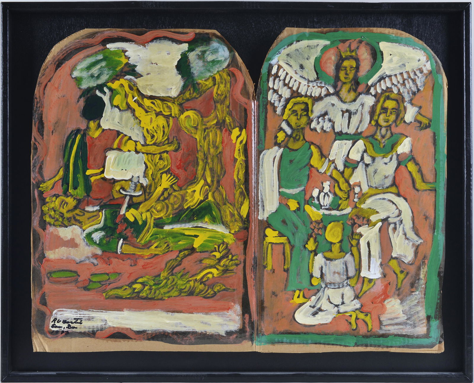 Rudolph Bostic folk art painting (1 of 5)