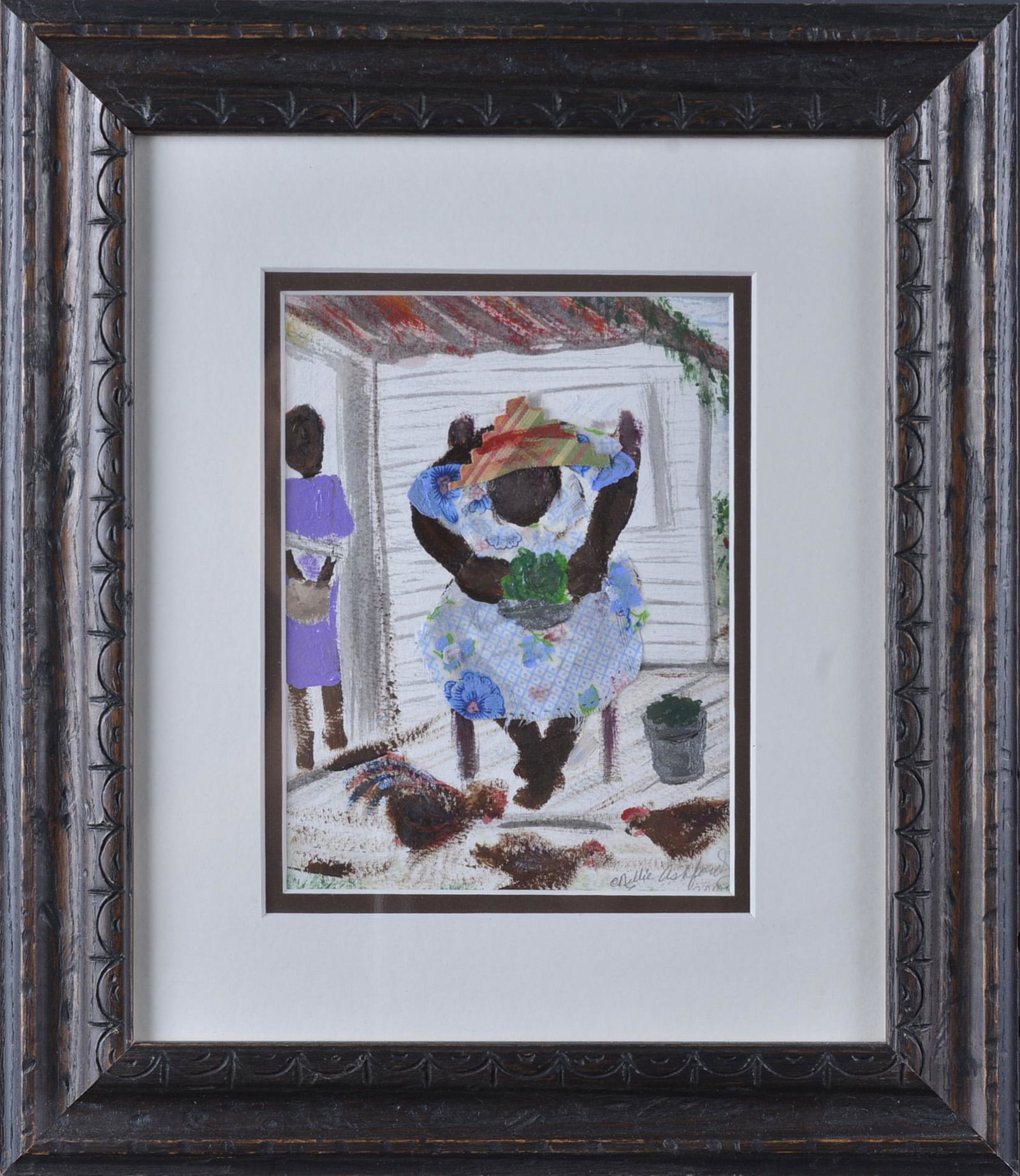 Nellie Ashford collage folk art (1 of 2)