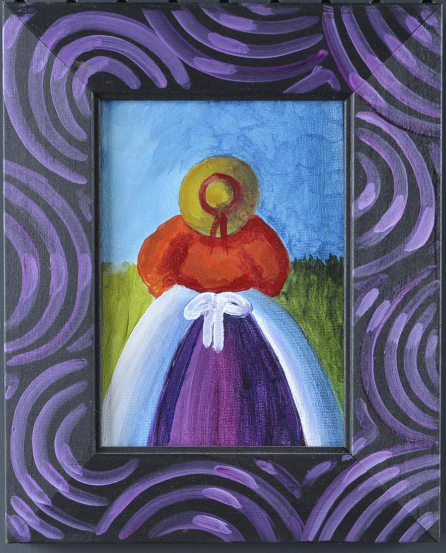 Daniel Doughty folk art painting (1 of 2)