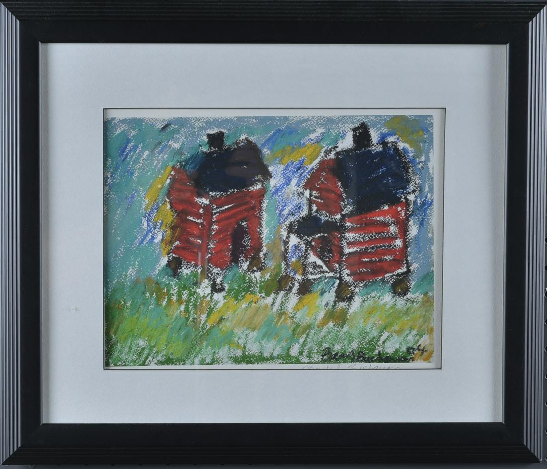 Beverly Buchanan pencil signed print (1 of 3)