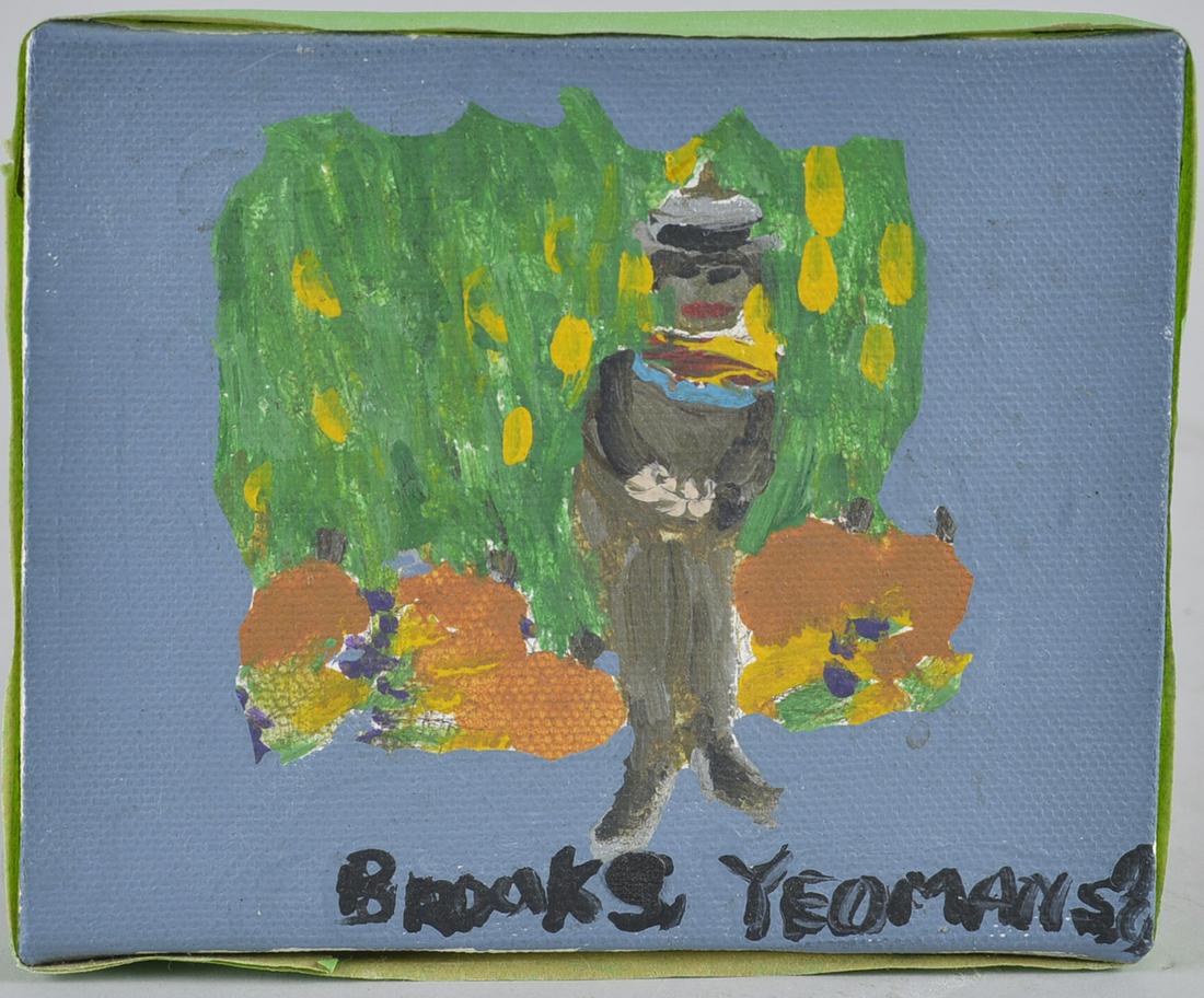 Brooks Yeomans small folk art painting (1 of 2)