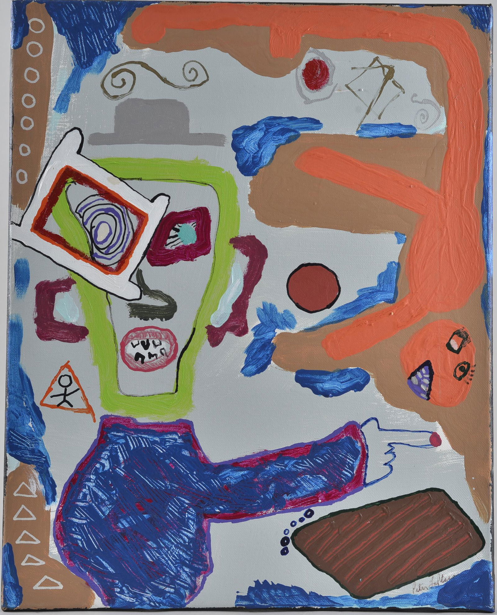 Peter LaPlaca folk art painting (1 of 1)