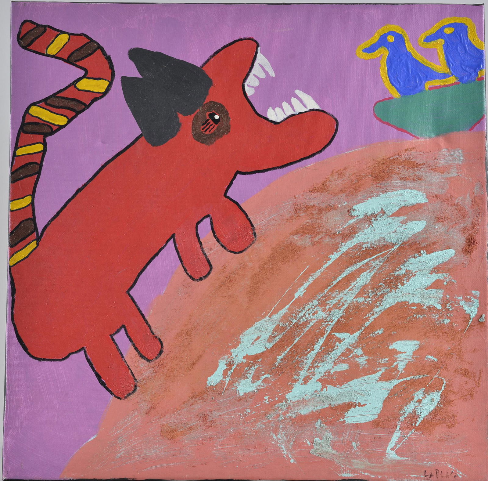 Peter LaPlaca folk art painting (1 of 1)