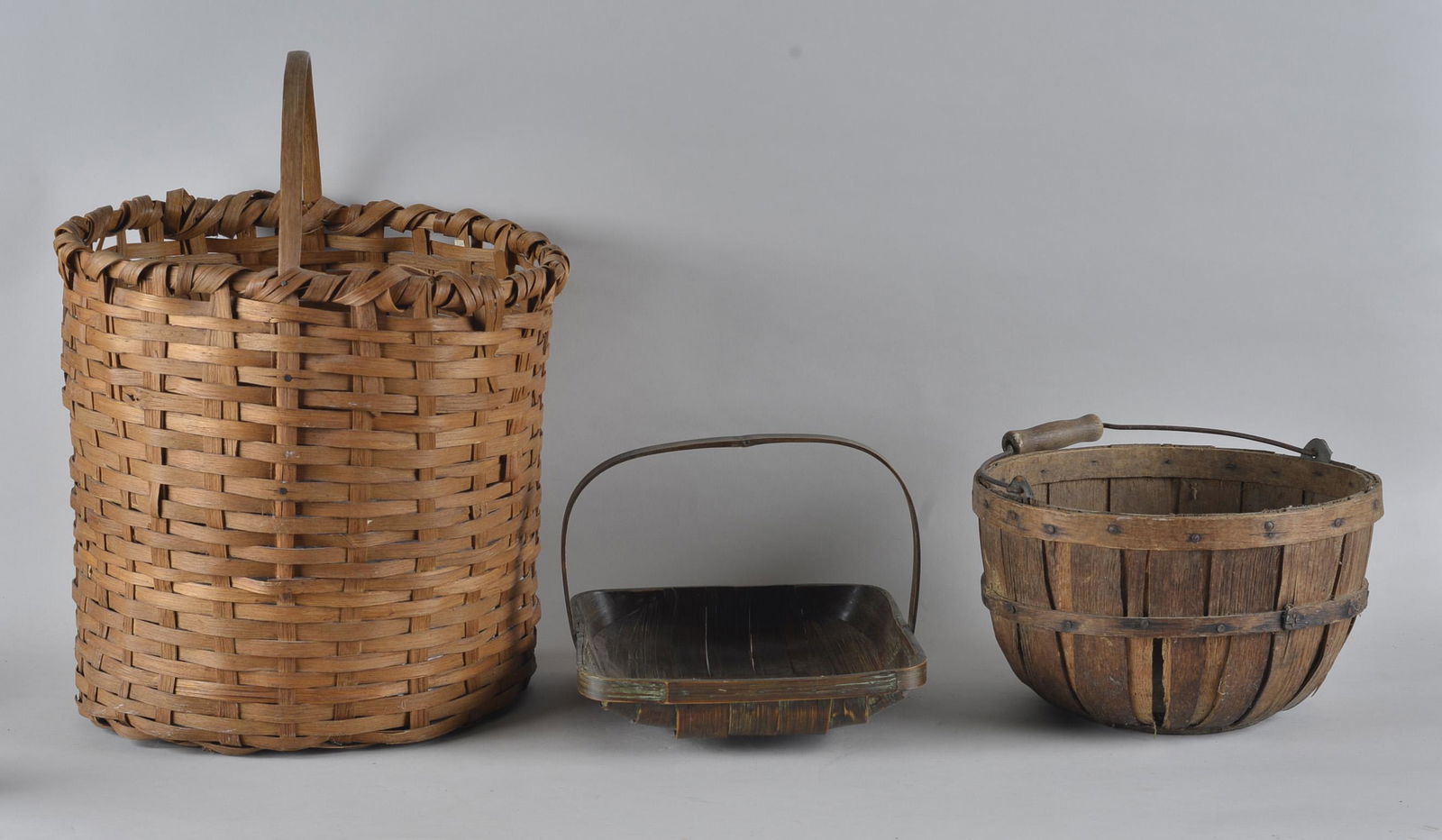 (3) Antique Baskets (1 of 2)