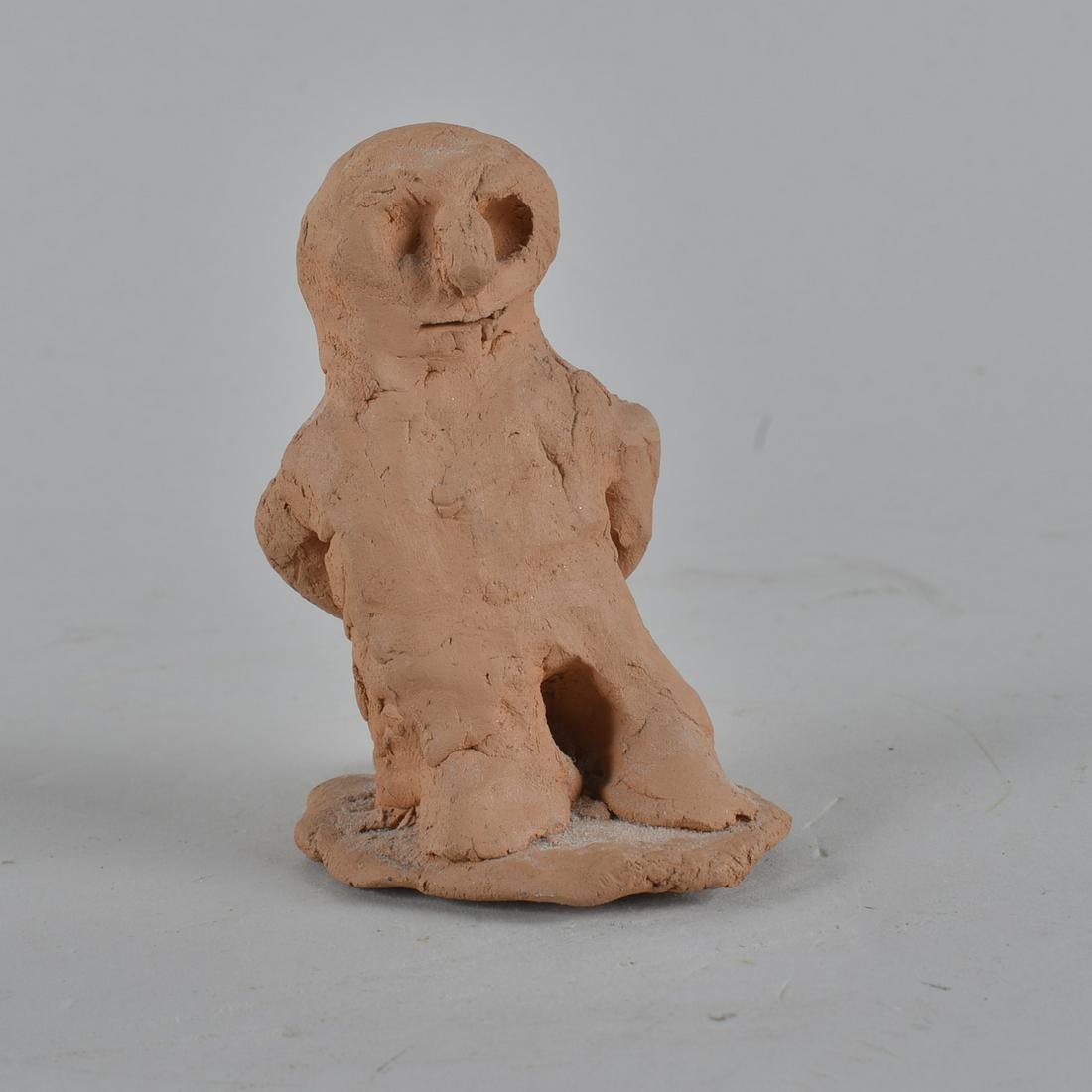 Clay Sculpture Signed CL (1 of 3)