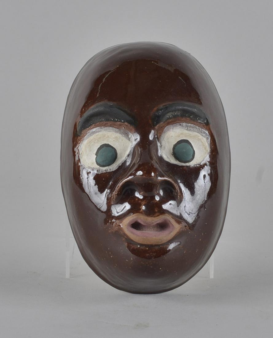 Black Face pottery mask (1 of 2)