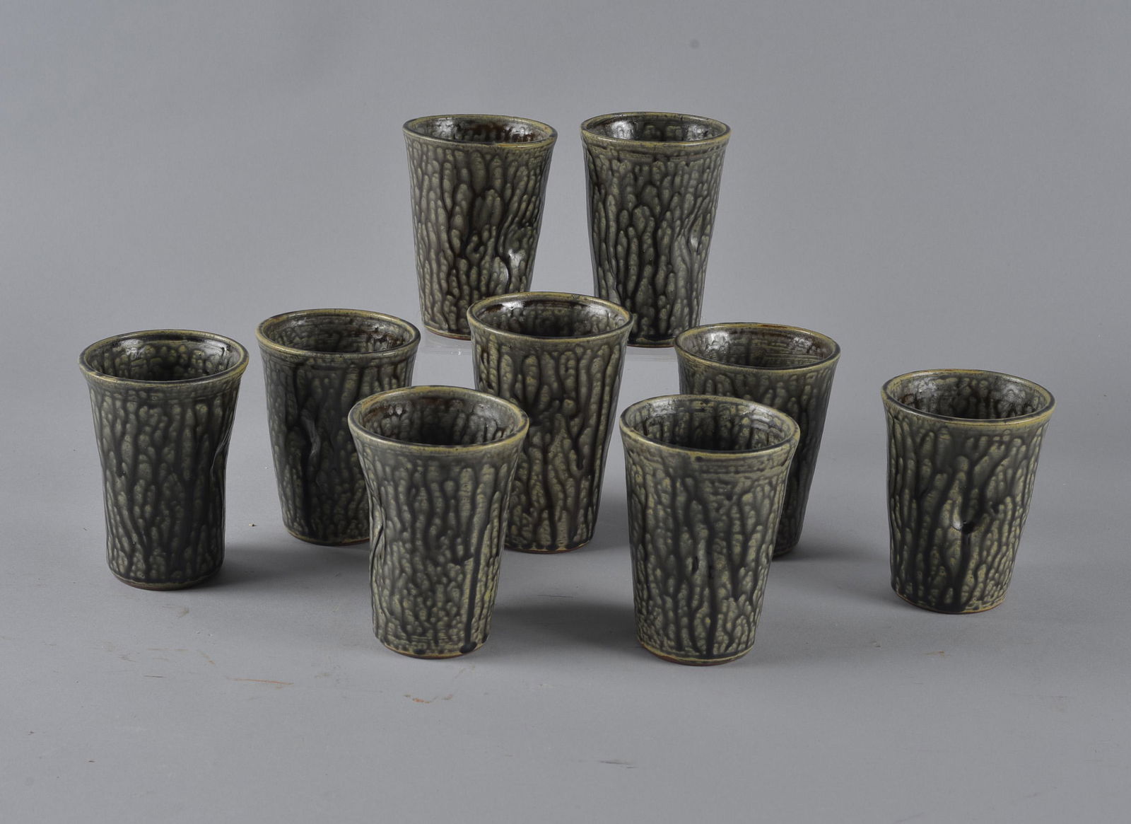 Sid Luck Set of Pottery Cups (1 of 4)
