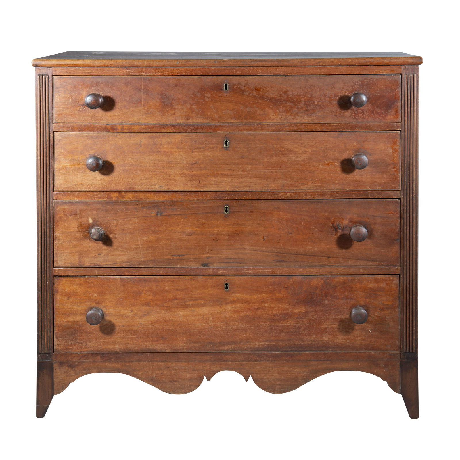 North Carolina Walnut Chest of drawers (1 of 6)