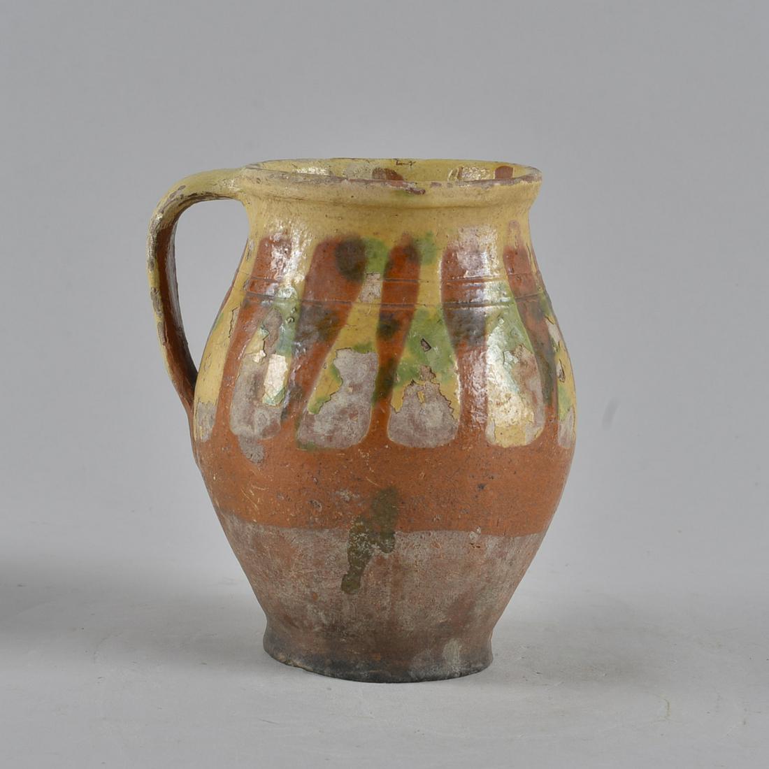 Slip Decorated Redware Pitcher (1 of 4)