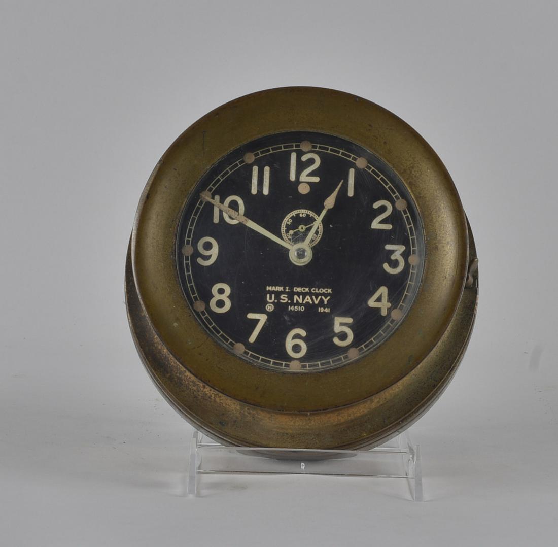 US Navy Chelsea Ships Clock (1 of 4)