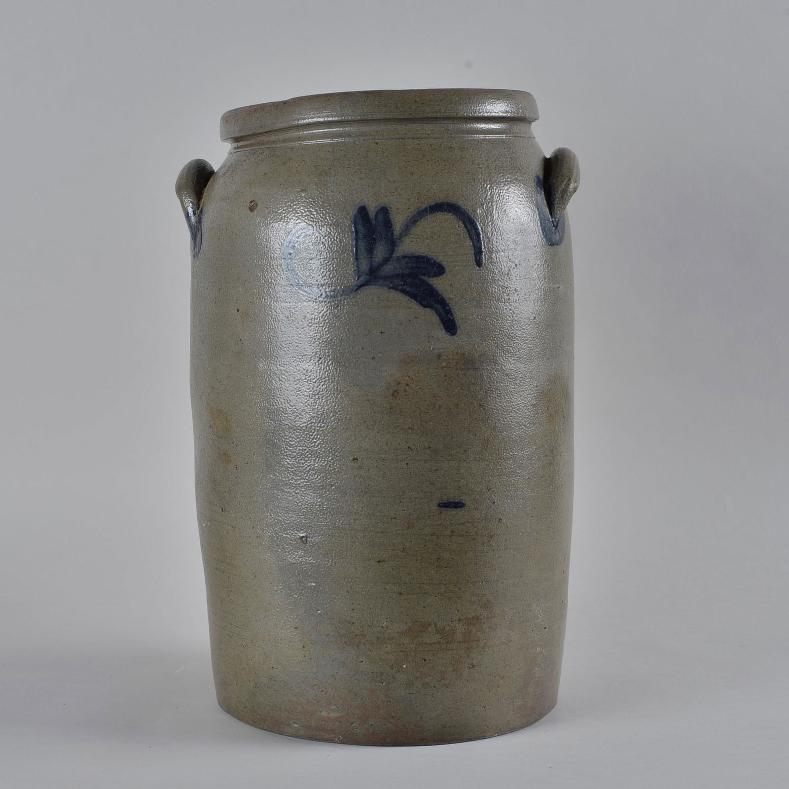 James River Virginia Blue Decorated Crock (1 of 6)