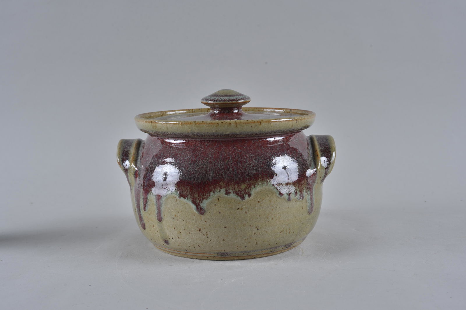 North Carolina Pottery Bean Pot (1 of 2)