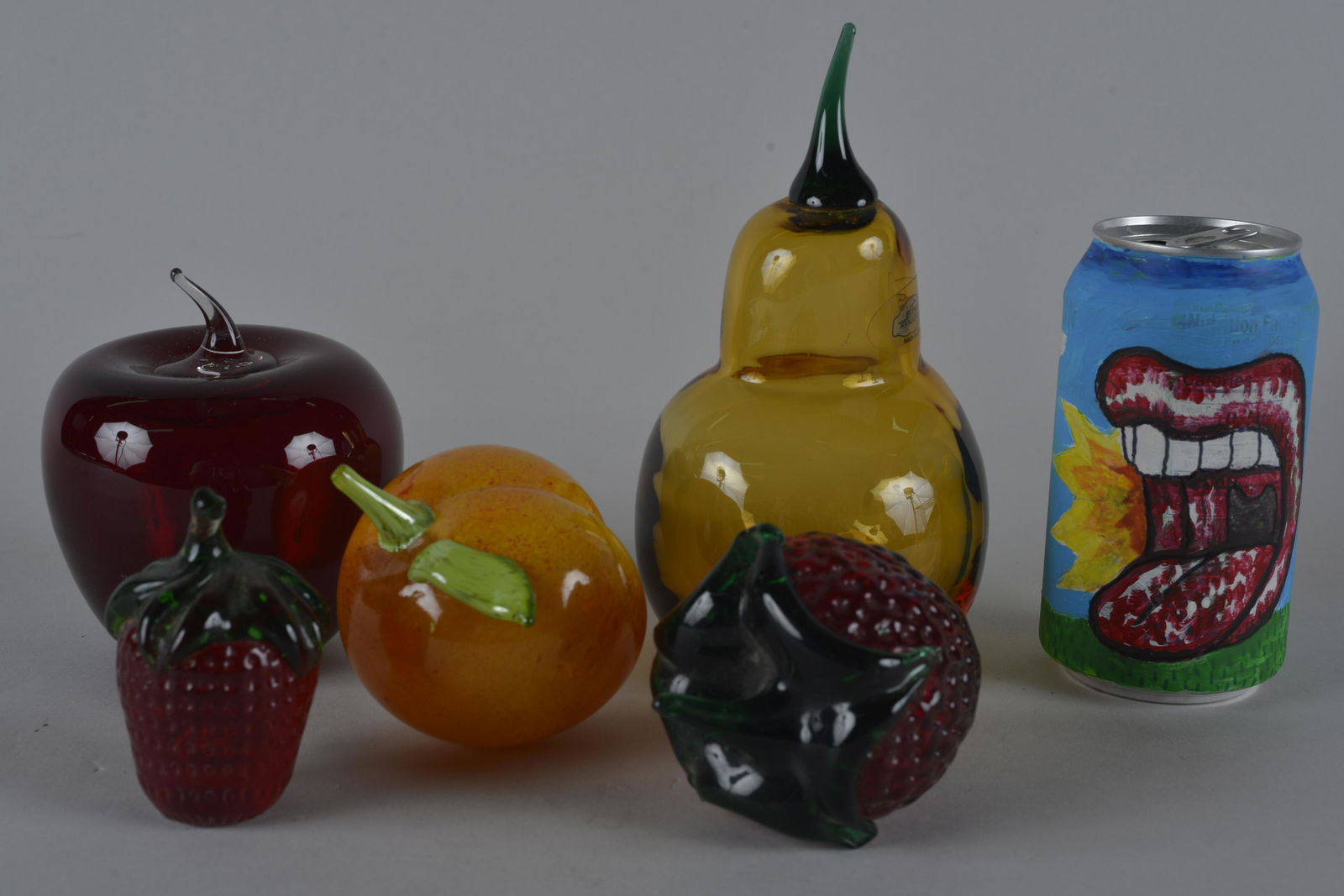 Blown Glass fruit lot Blenko (1 of 2)
