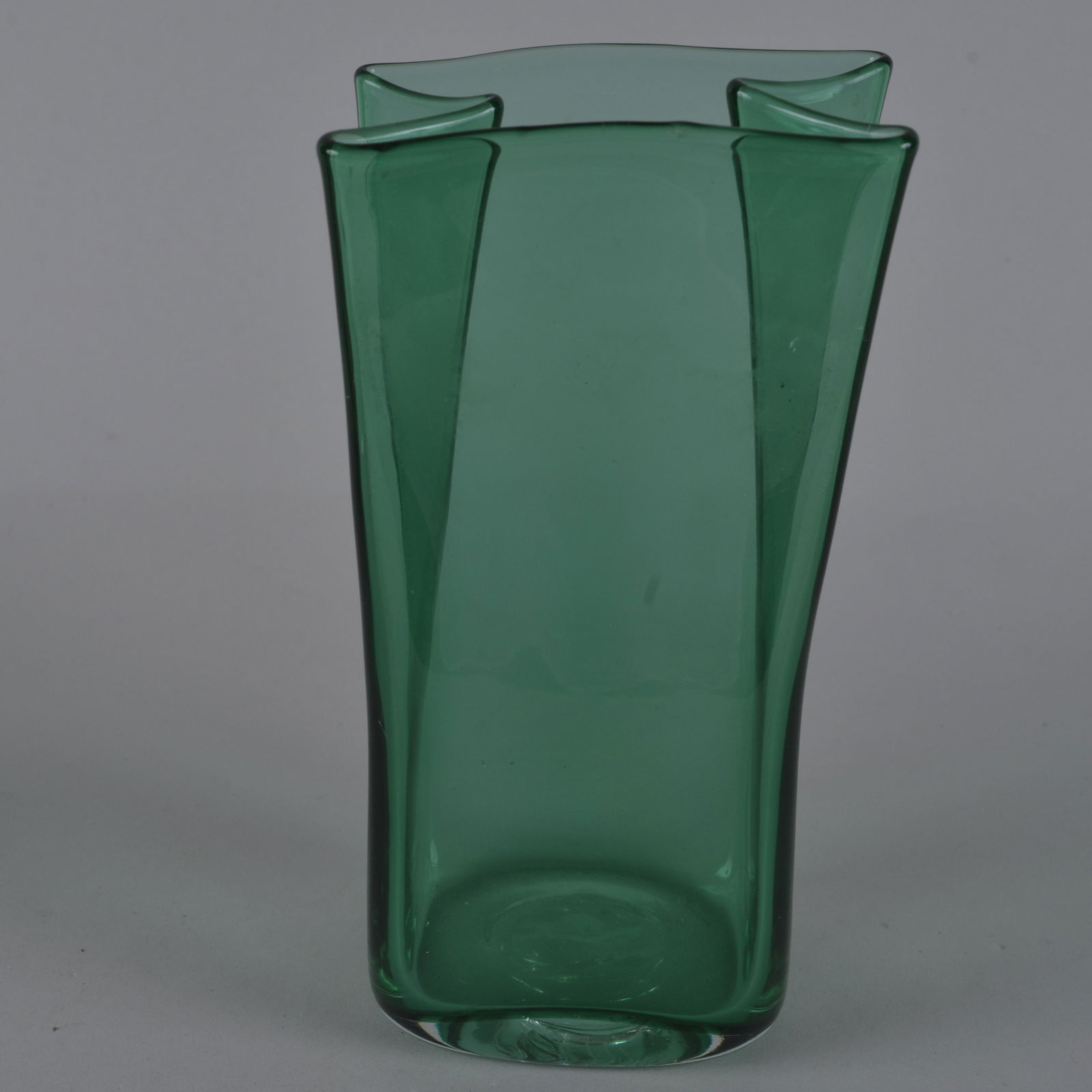 Blenko Art Glass Green Vase (1 of 3)