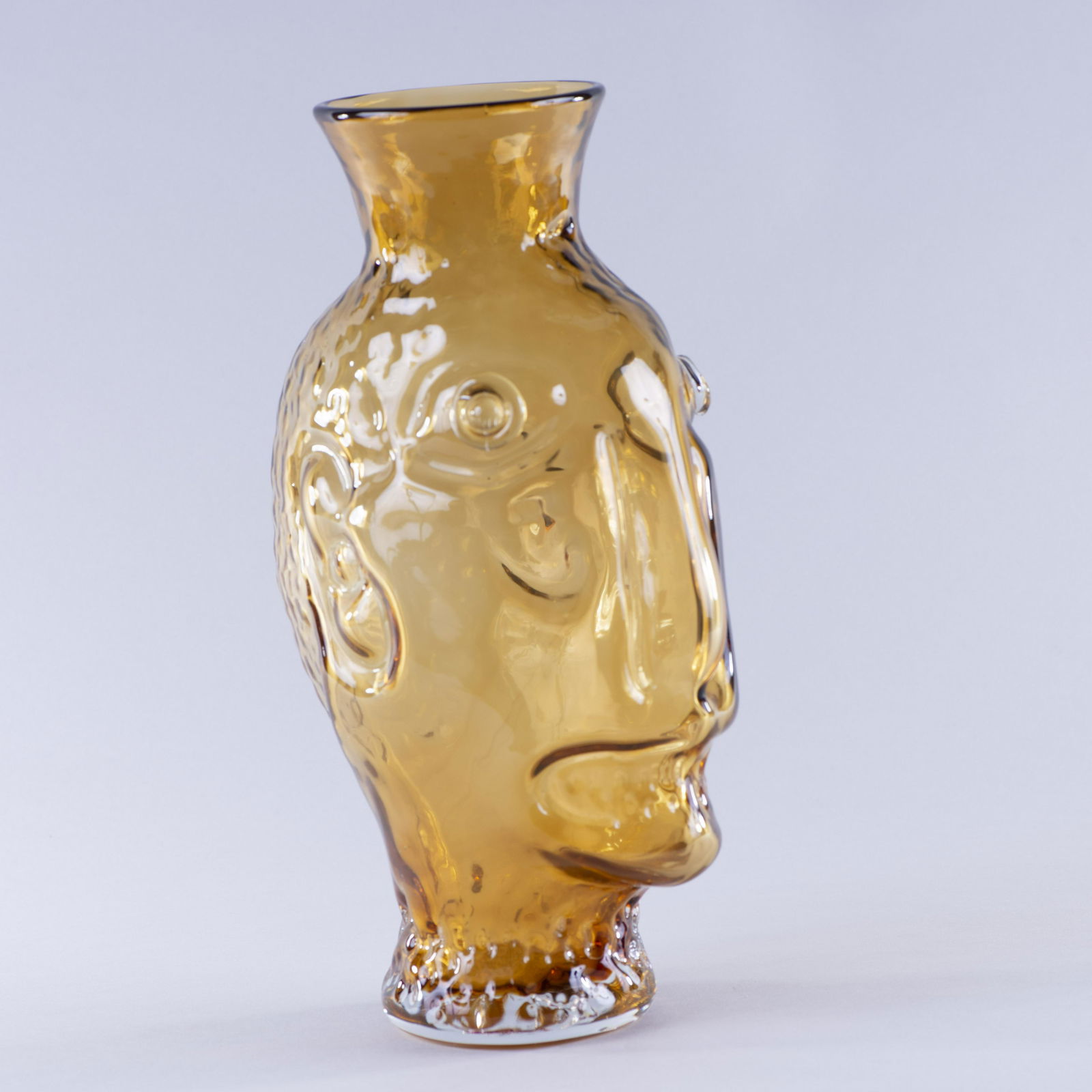 Blenko Glass Face Jug (1 of 6)