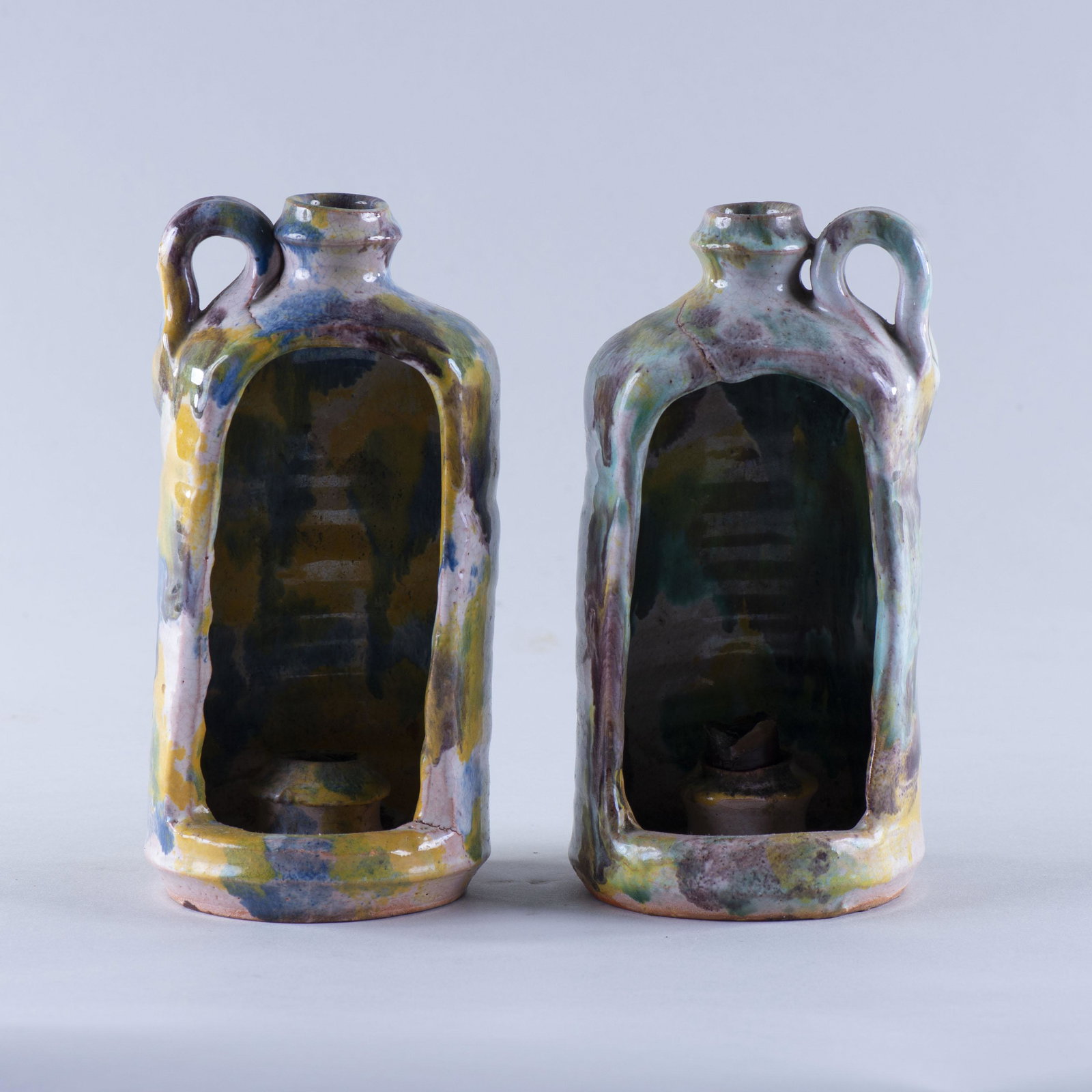 CC Cole Pottery Candle jugs (1 of 2)