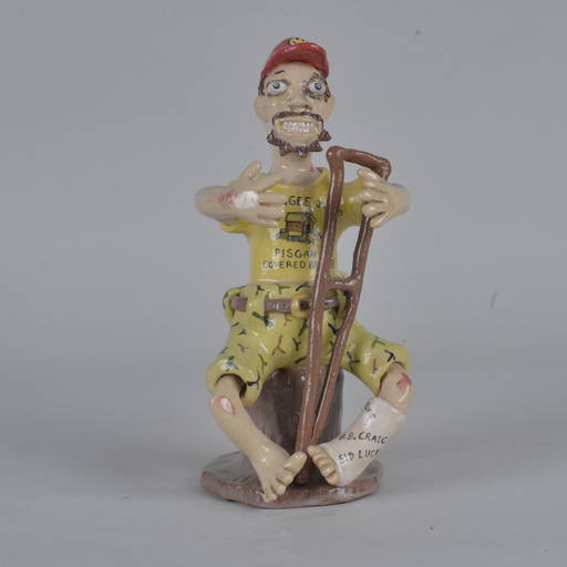 Stacy Lambert Bungee Jumper With Crutches & Cast