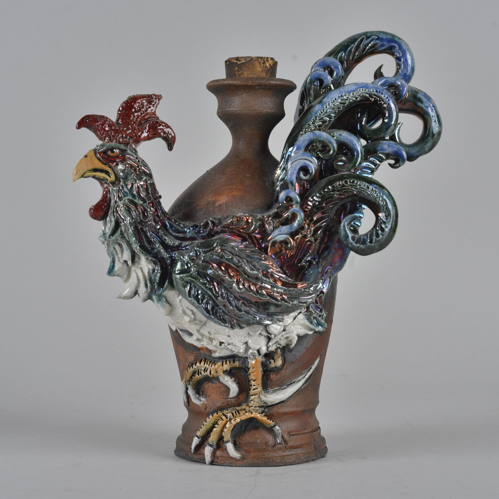Mitchell Grafton game cock Pottery Jug (1 of 5)