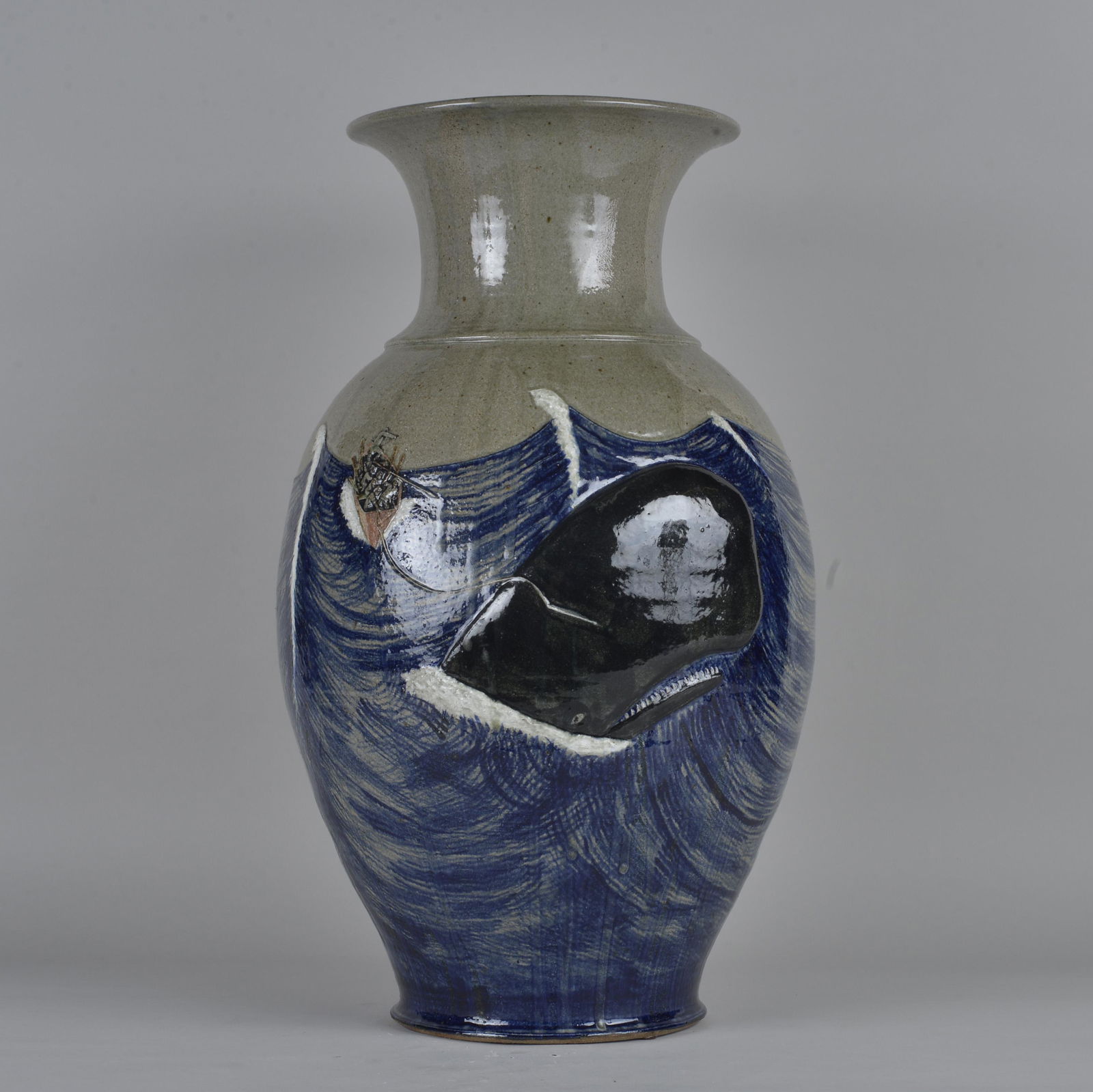 Michel Bayne Large Floor Vase MONUMENTAL SIZE (1 of 5)