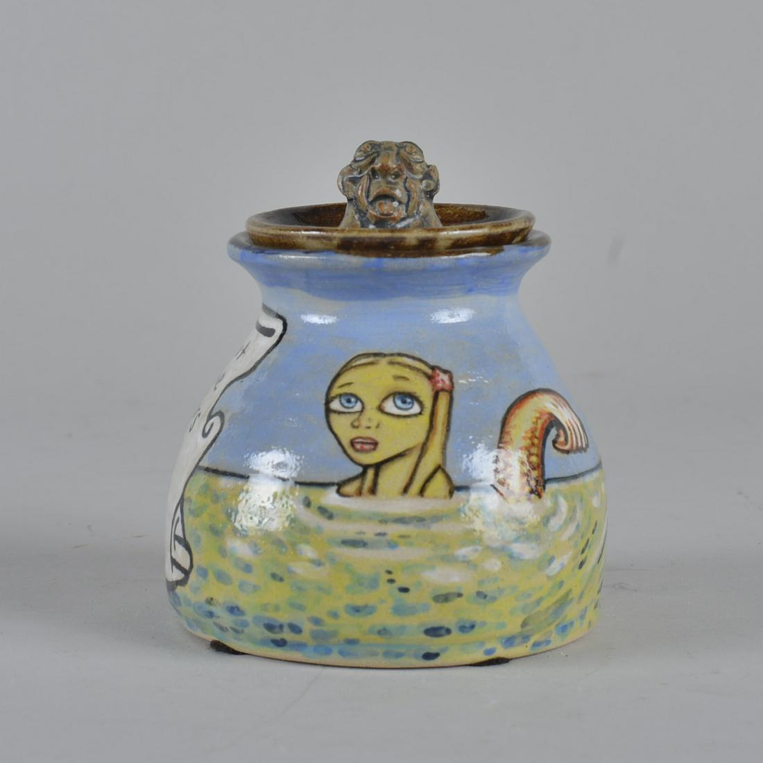 Stacy Lambert Lidded Pottery Jar (1 of 4)
