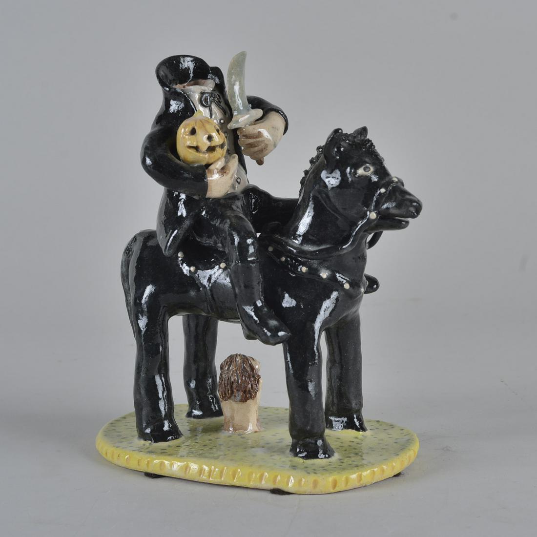 Stacy Lambert Figural Headless Horseman (1 of 7)