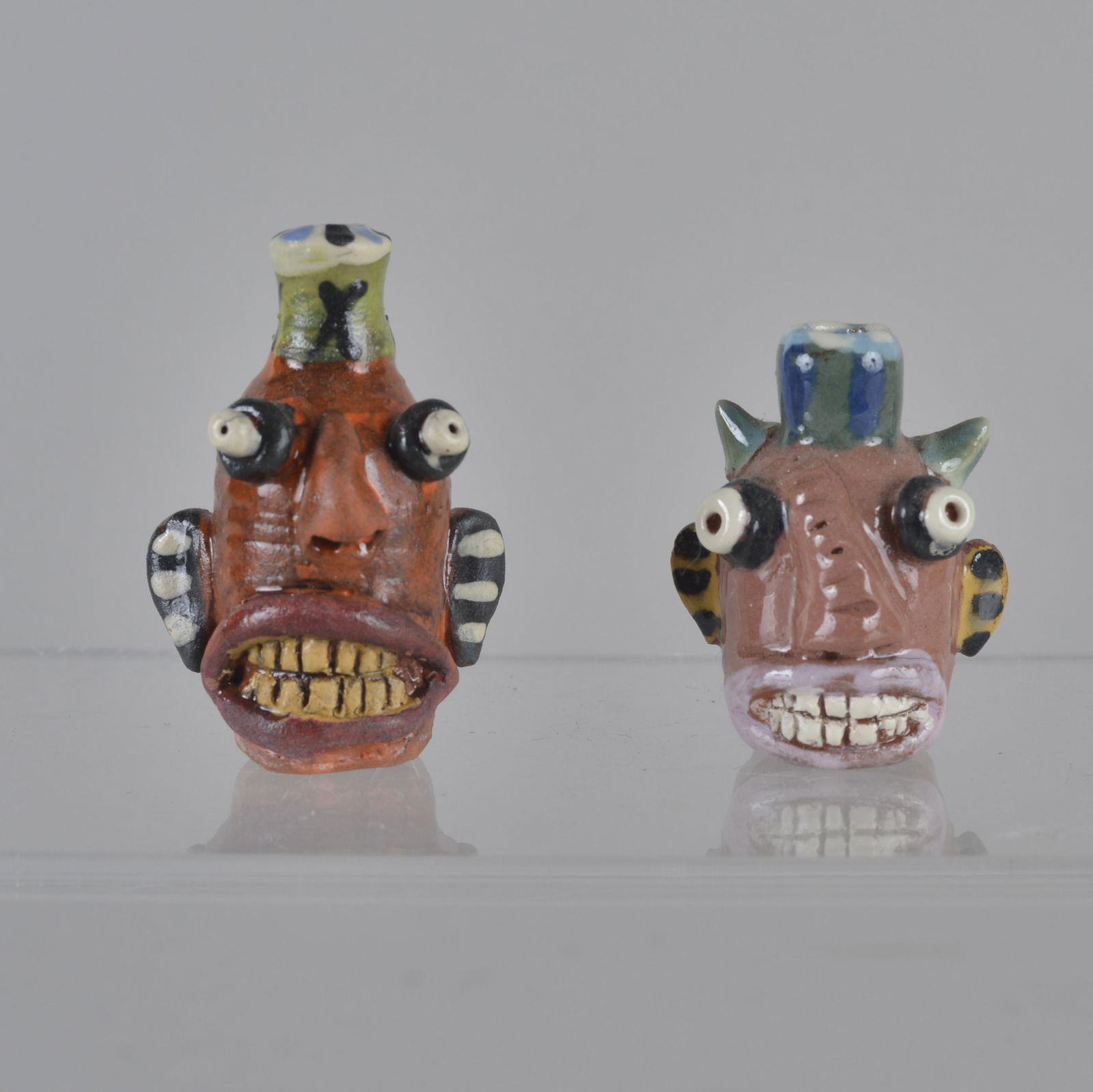 Carl Block miniature face jugs (1 of 5)