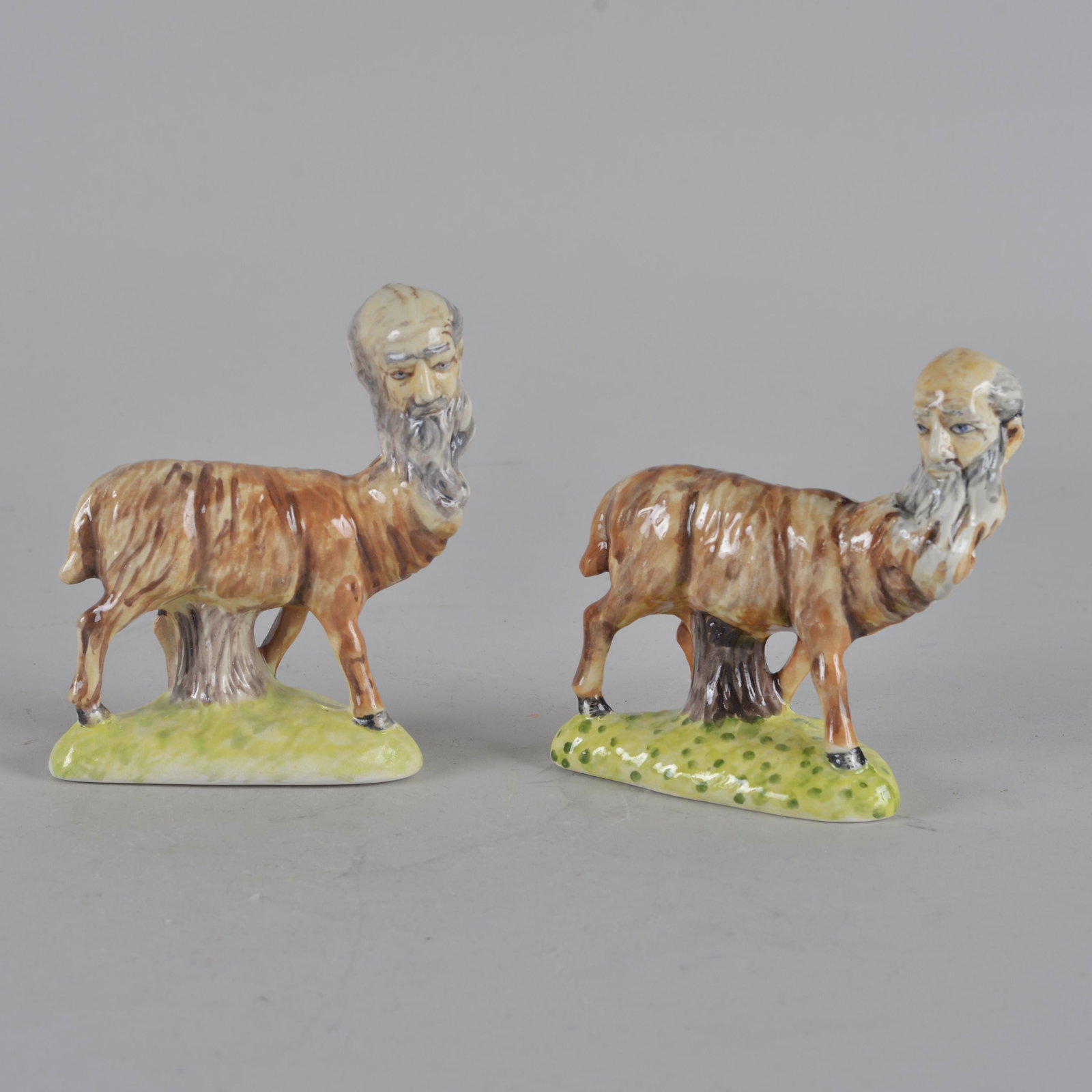 Stacy Lambert Minotaur: Pair of Minotaurs signed and dated 2015 5"H