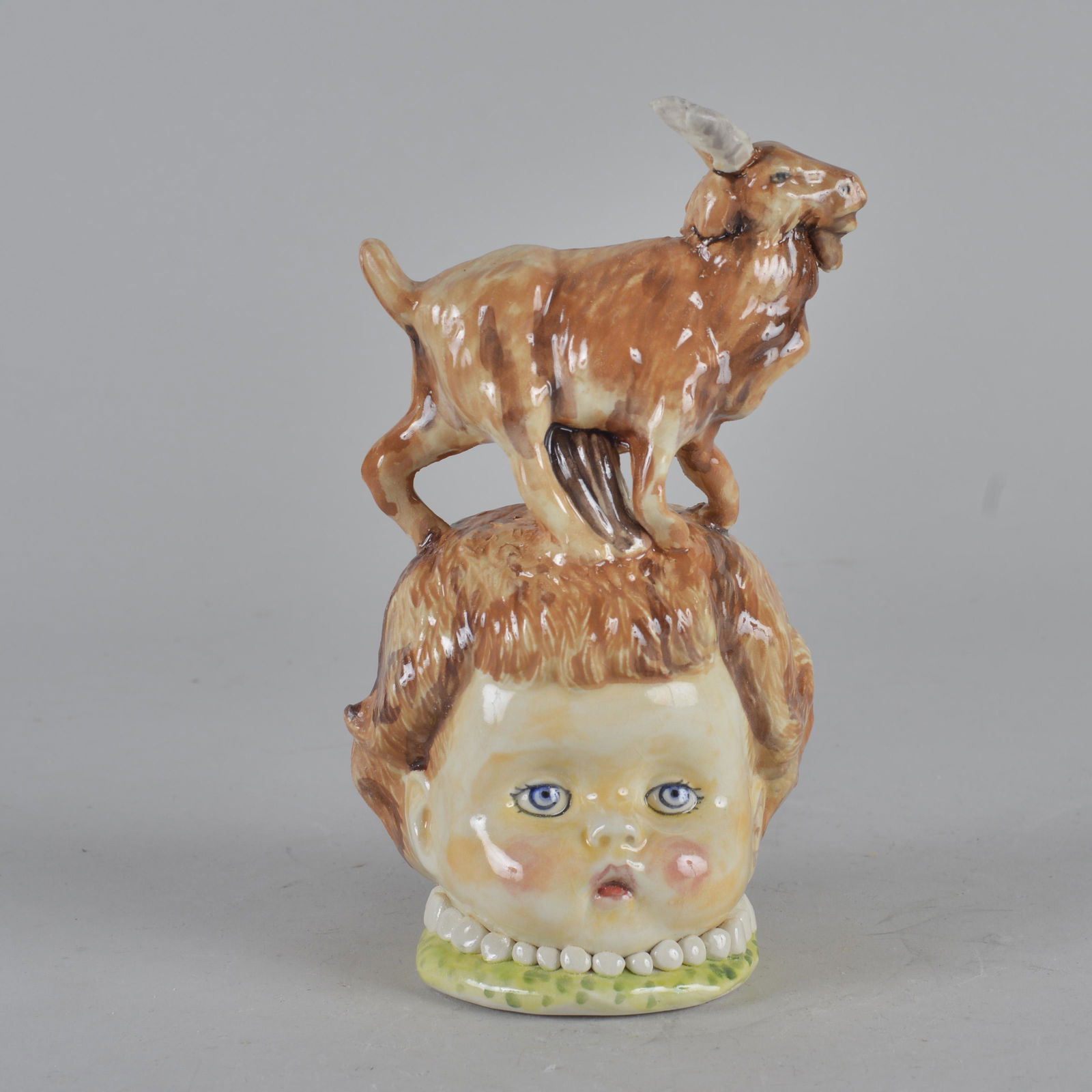 Stacy Lambert Baby head with goat on top (1 of 3)