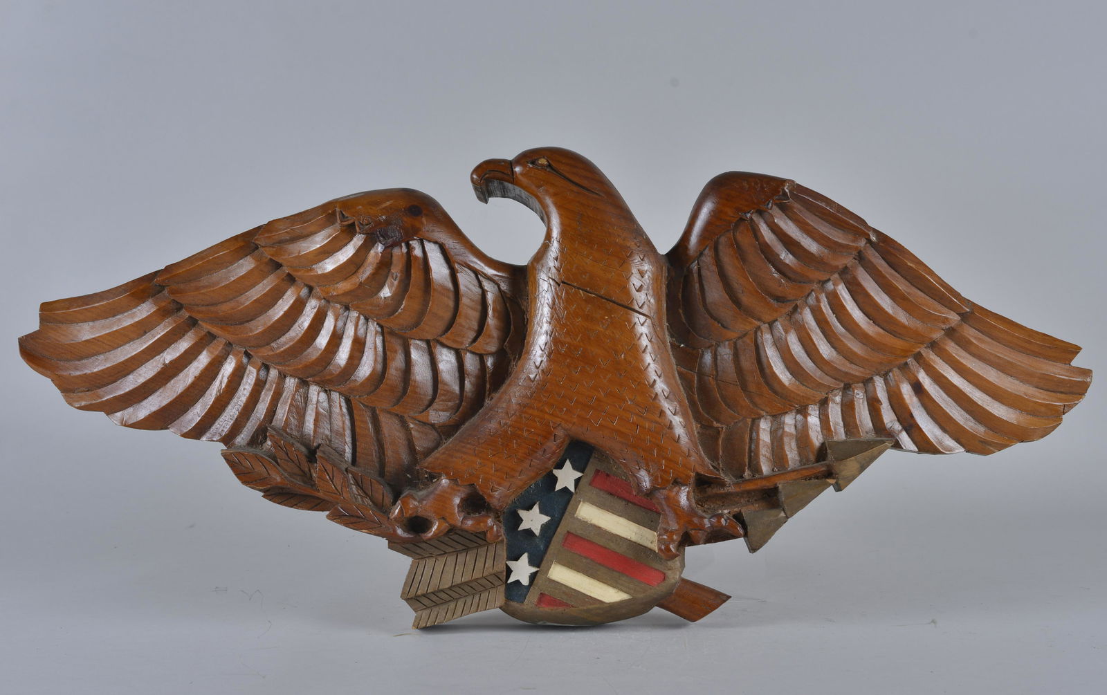 Jerry Copson Wooden Carved Eagle (1 of 2)