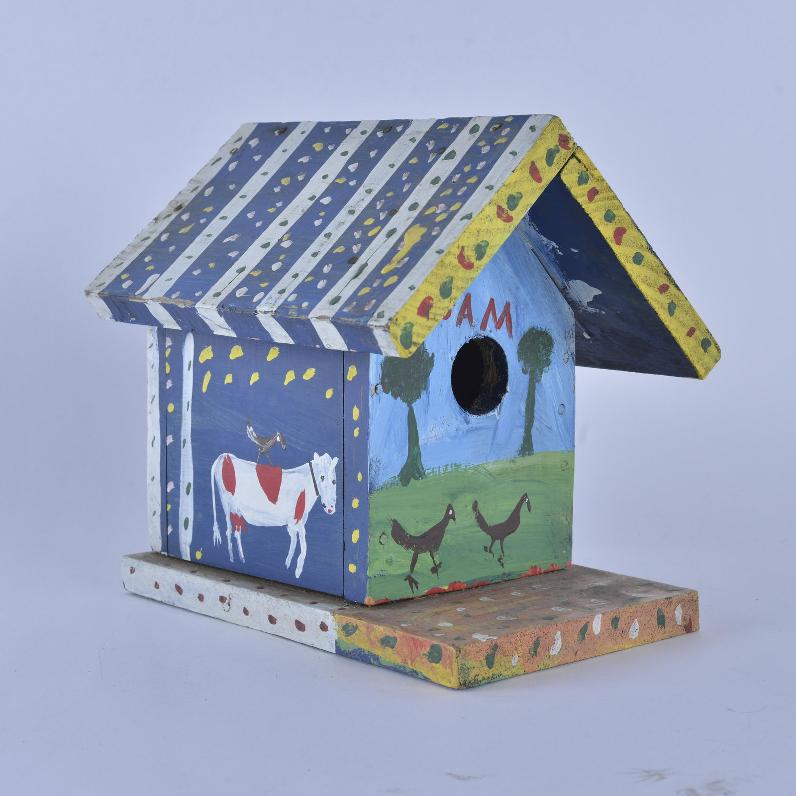 Sam The Dot Man Small Bird House (1 of 5)