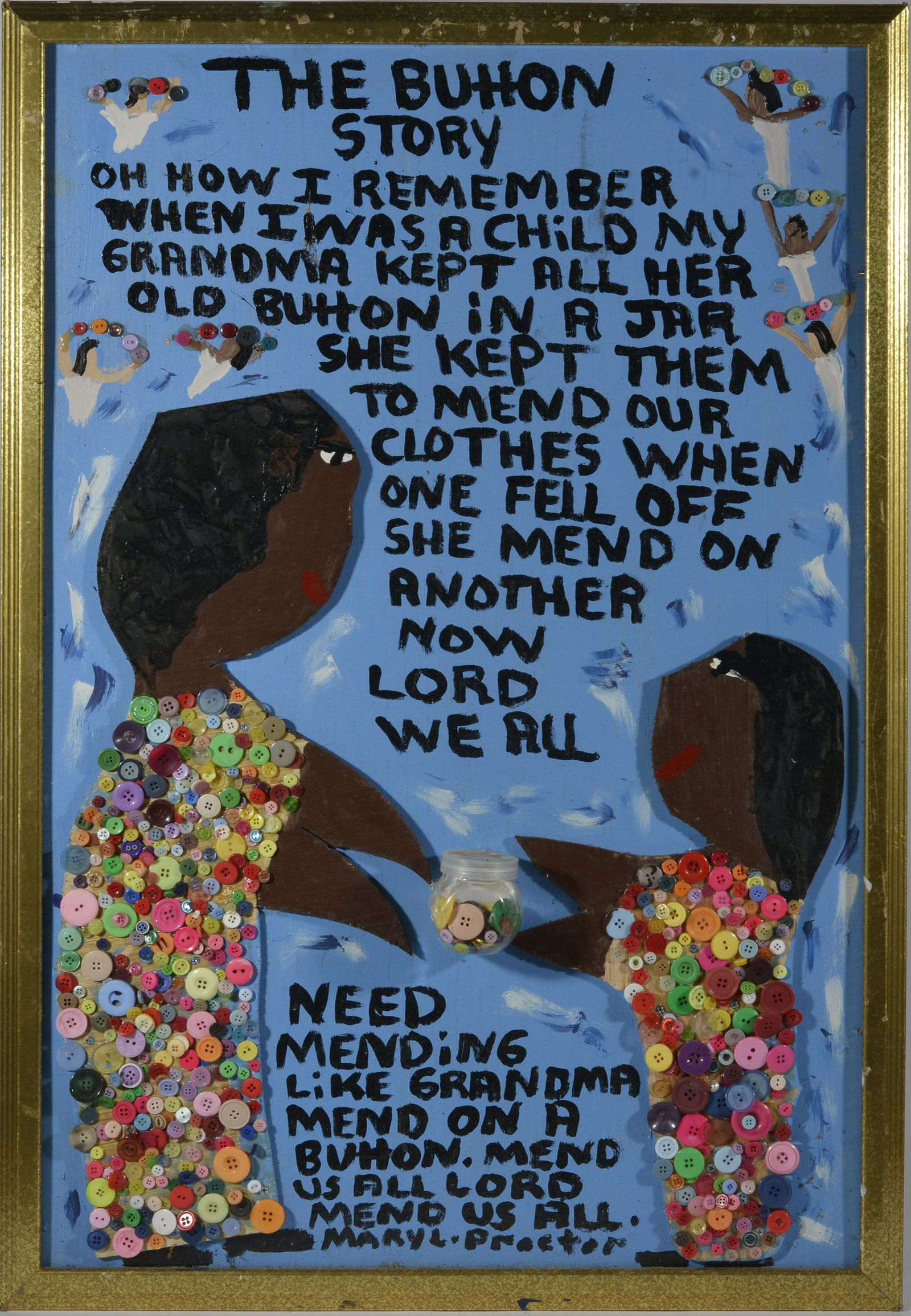 Mary Procter Folkart Painting (1 of 5)