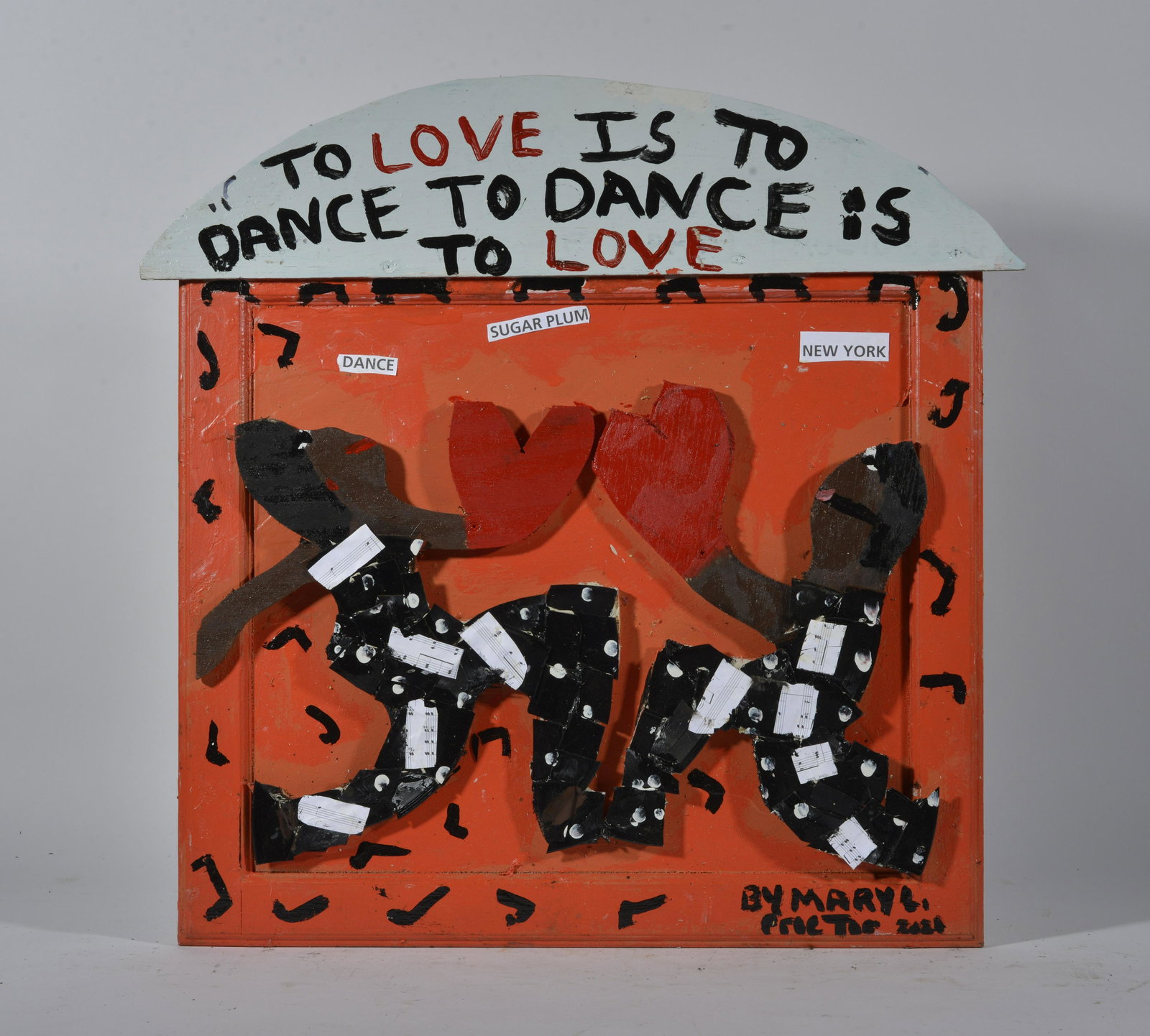 Mary Procter Folkart Painting (1 of 4)