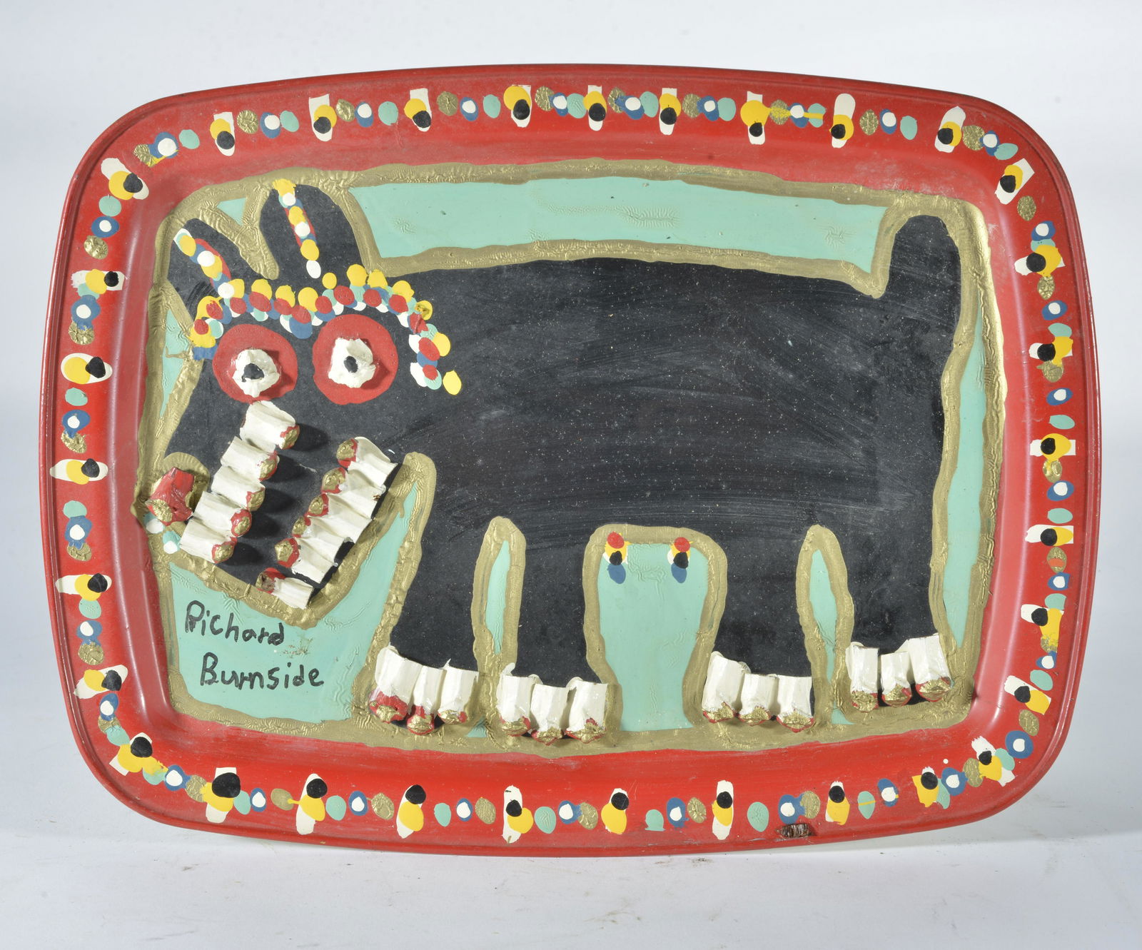 Richard Burnside Painted Tray (1 of 2)