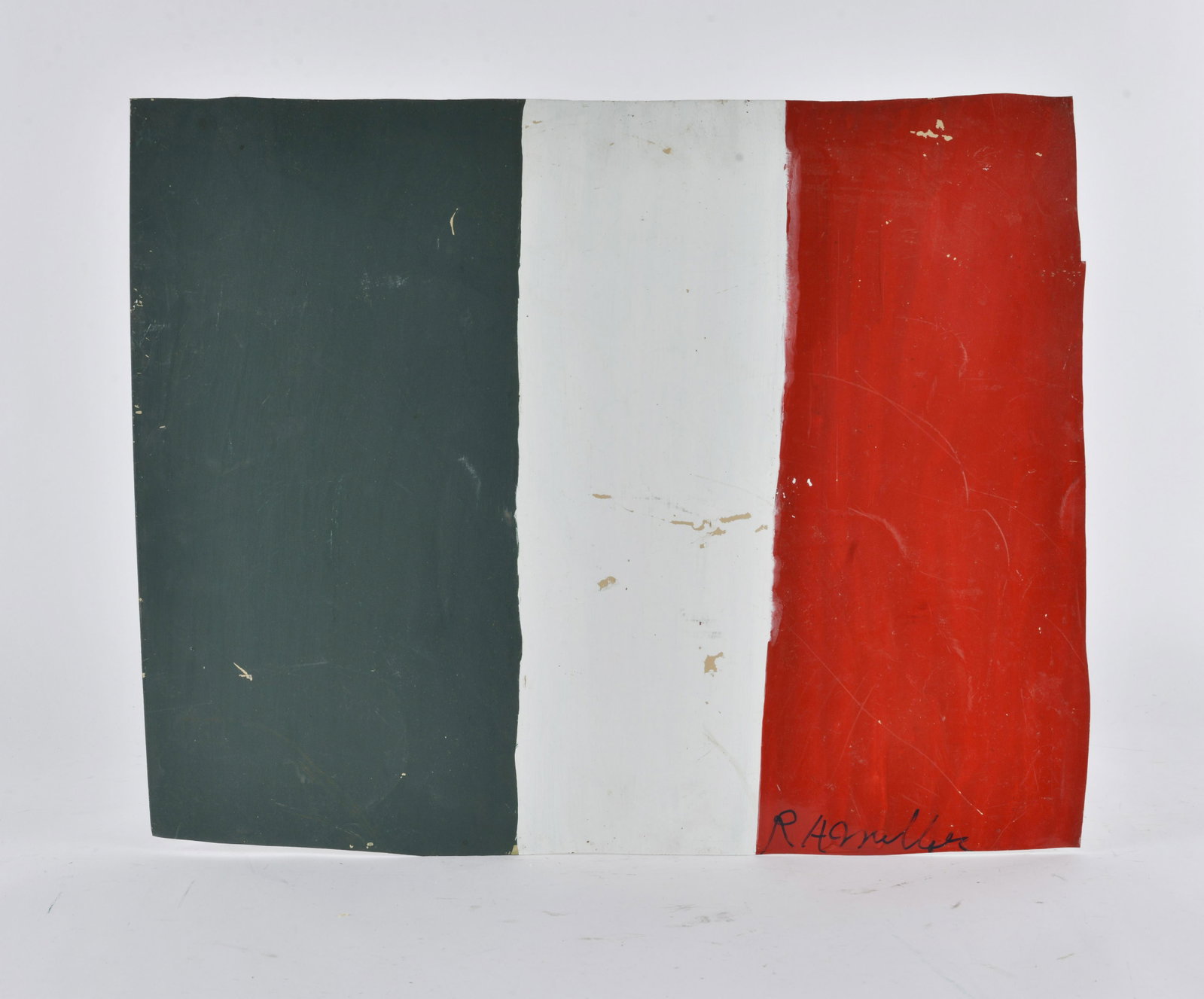 RA Miller Italian Flag: 18" x 22.5" by RA Miller