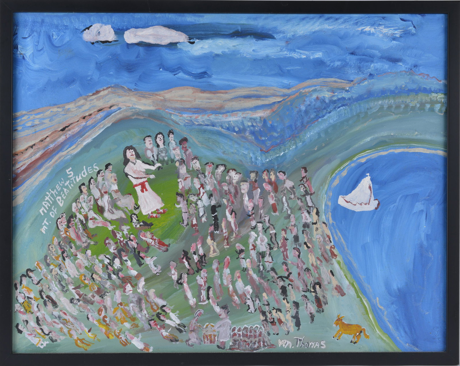 William Thomas Thompson Folk Art Painting (1 of 2)